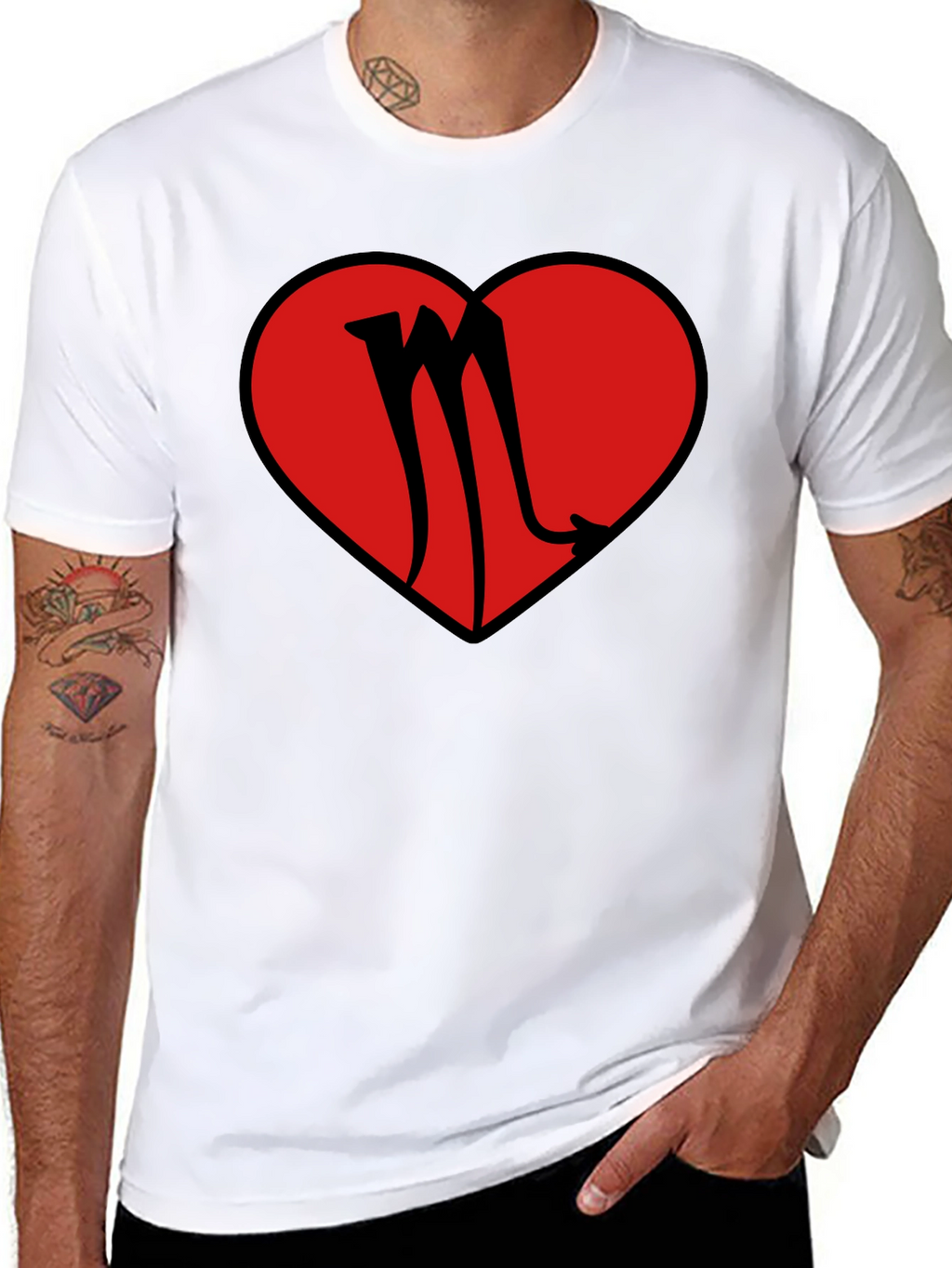 Scorpio Heart Graphic T-Shirt