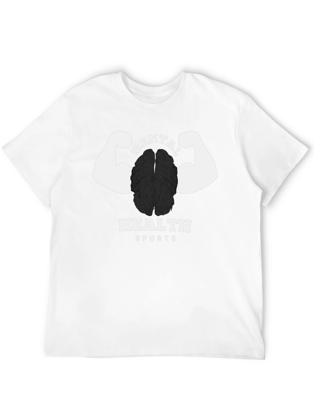 Mental Health Sports T-Shirt - Brain & Brawn