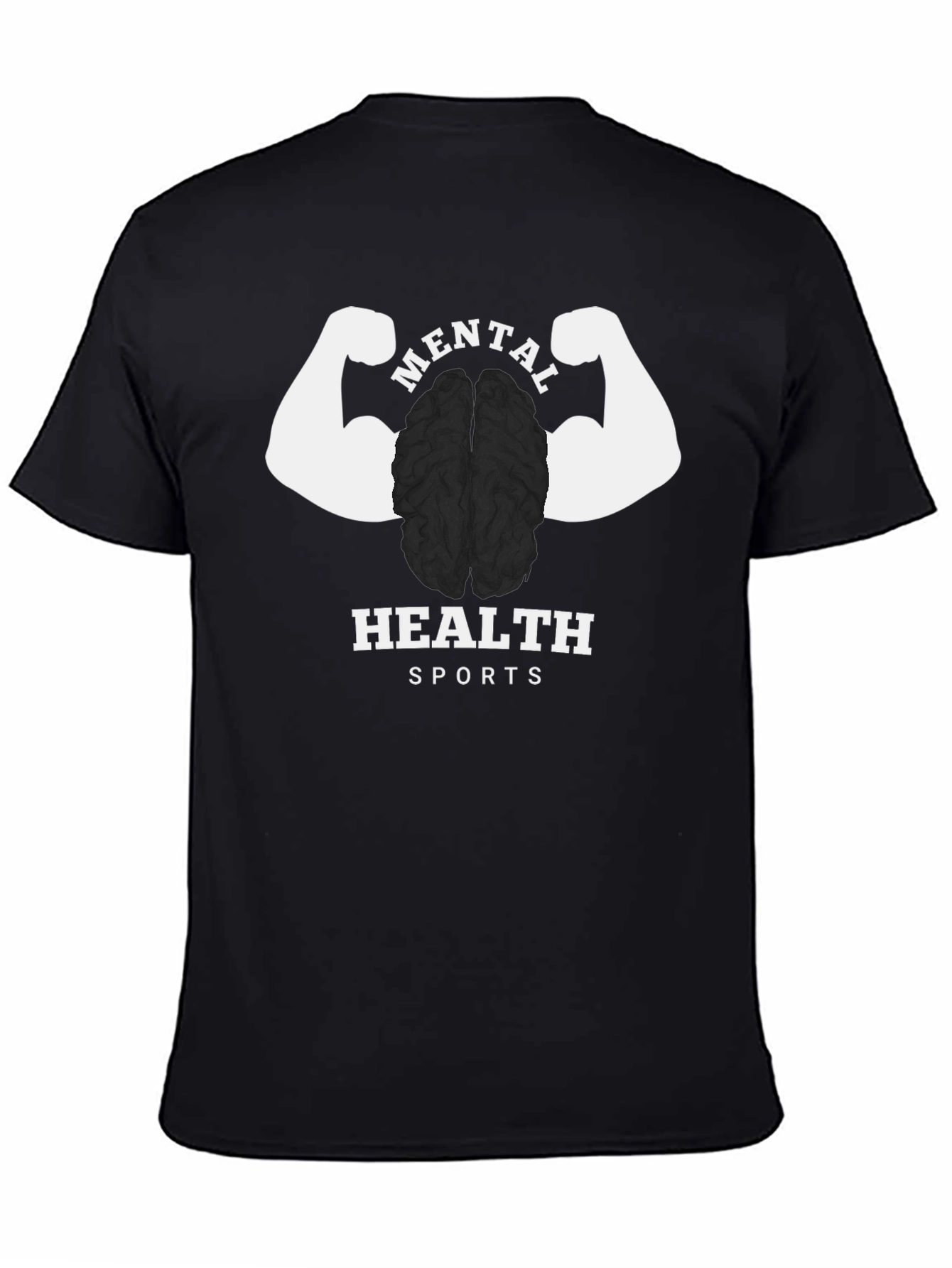 Mental Health Sports T-Shirt - Brain & Brawn