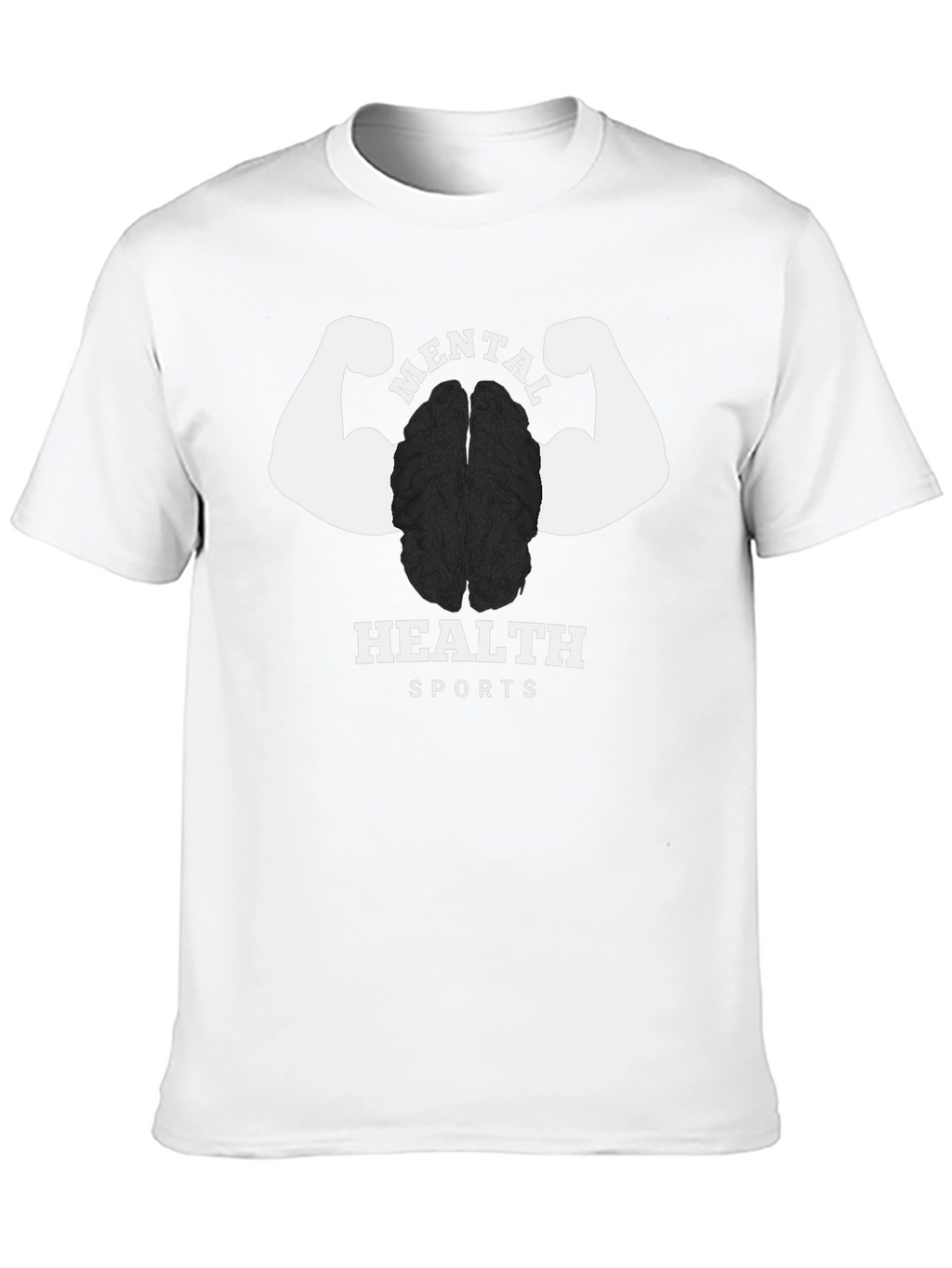 Mental Health Sports T-Shirt - Brain & Brawn