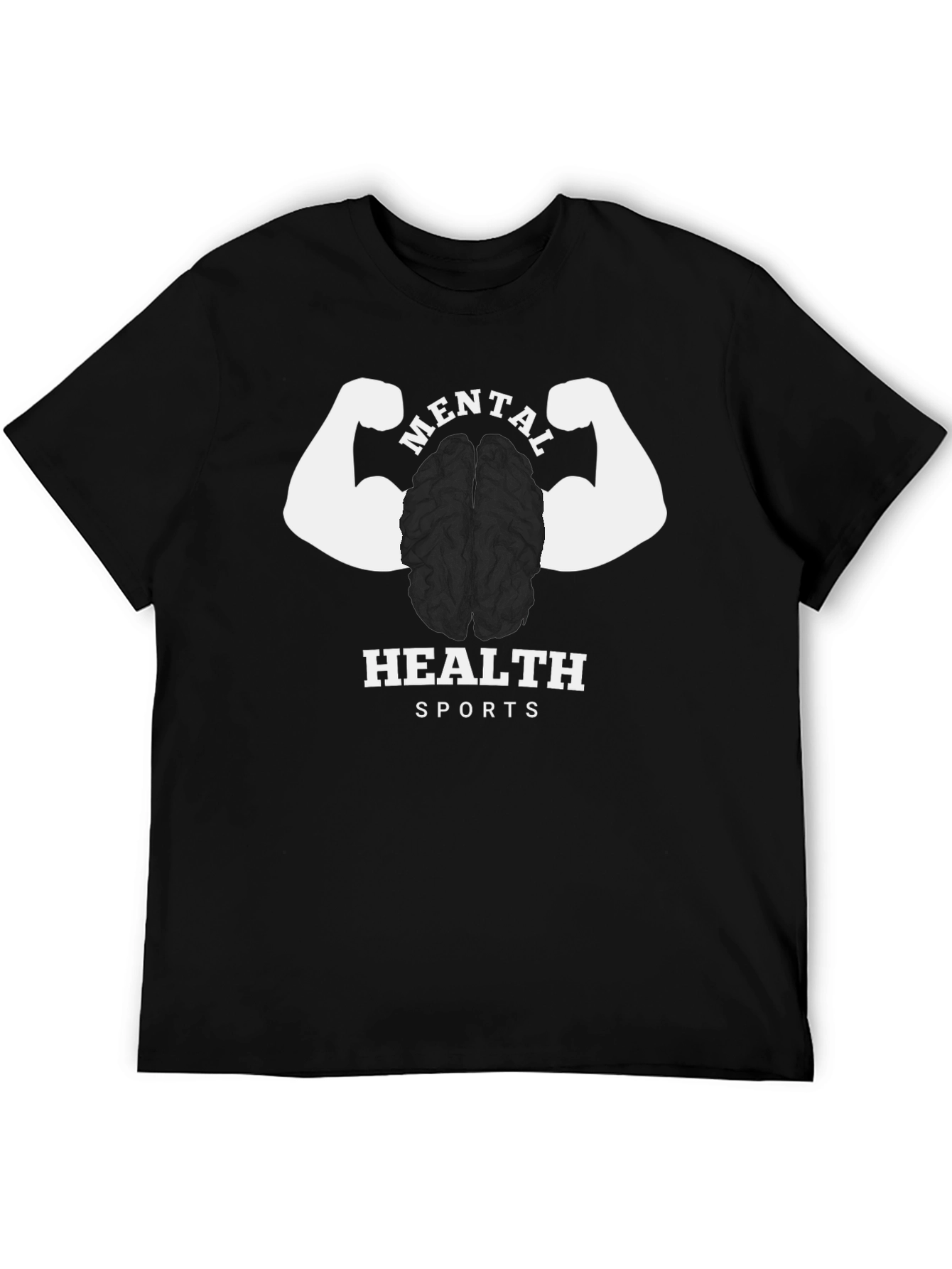 Mental Health Sports T-Shirt - Brain & Brawn