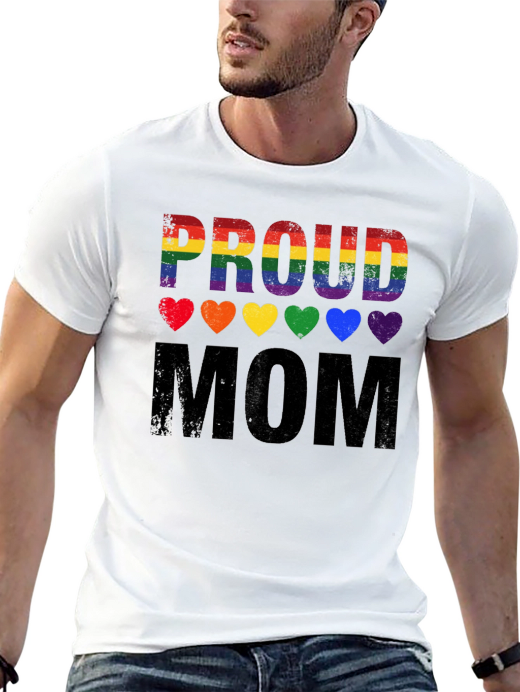 Proud Mom LGBT Pride T-Shirt