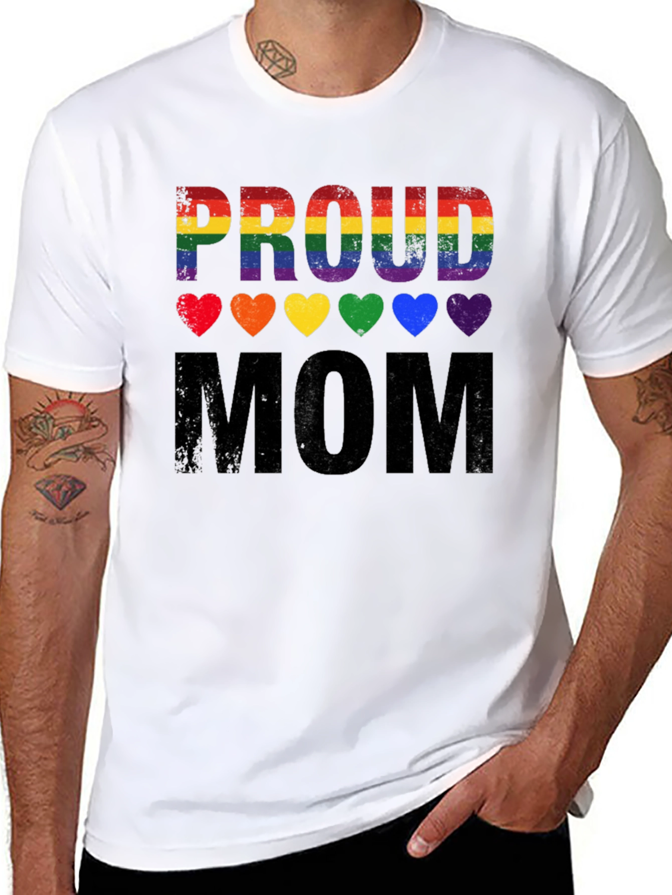 Proud Mom LGBT Pride T-Shirt