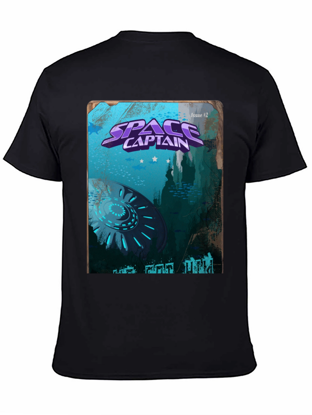 Space Captain Graphic Novel T-Shirt