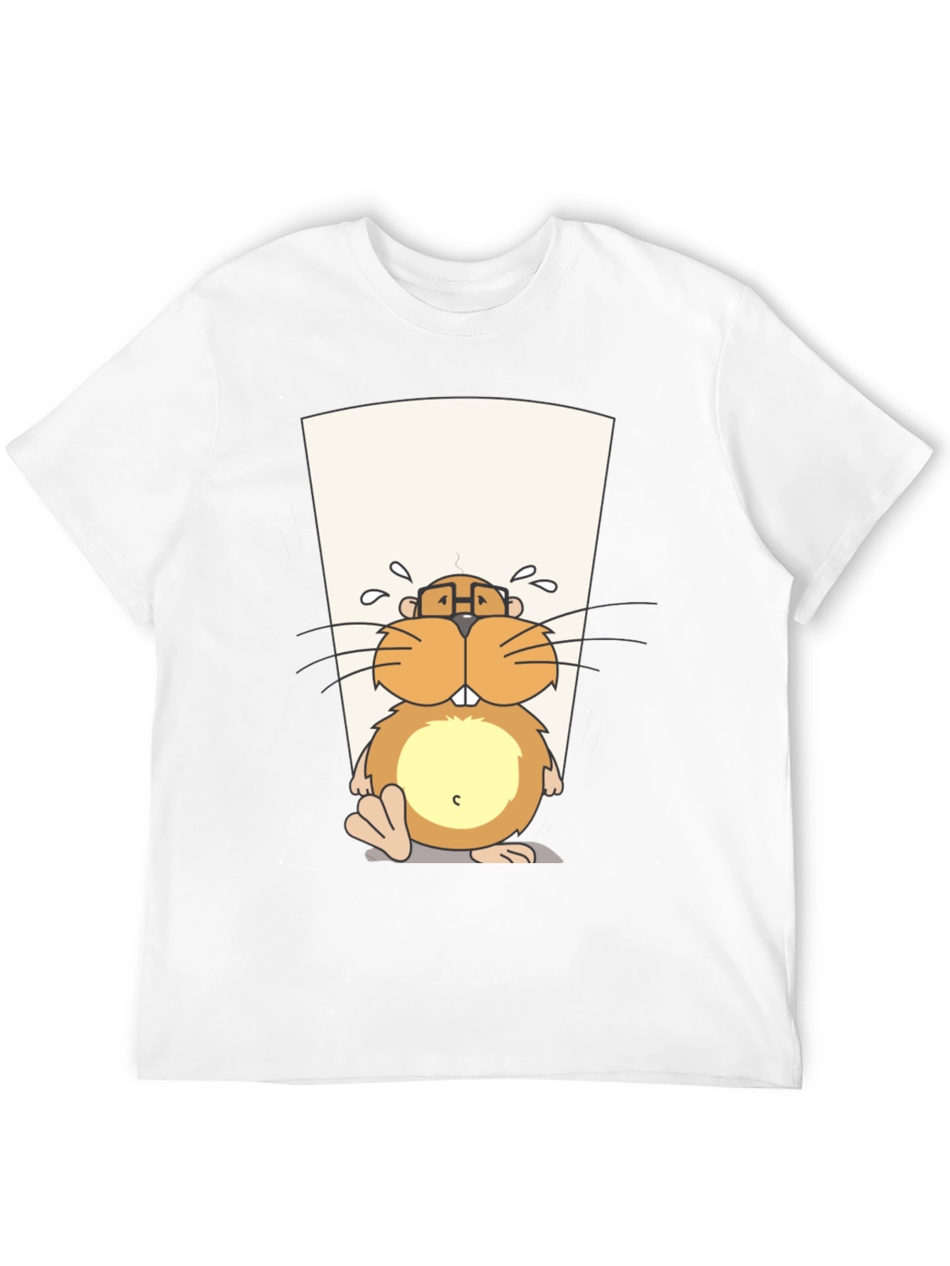Funny Beaver T-Shirt - Cartoon Graphic Tee
