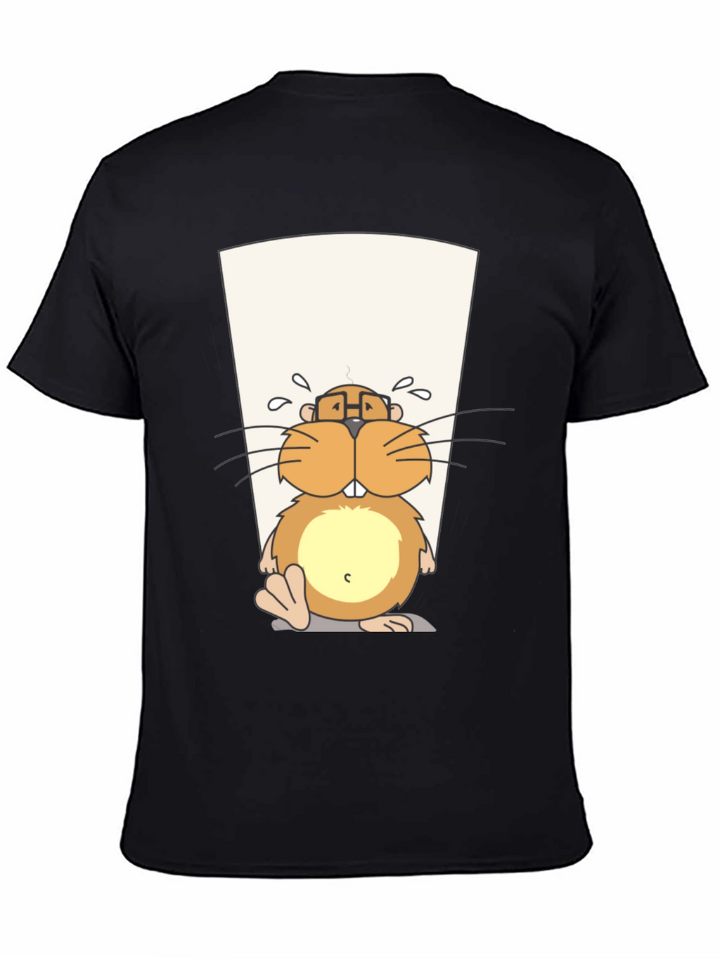 Funny Beaver T-Shirt - Cartoon Graphic Tee