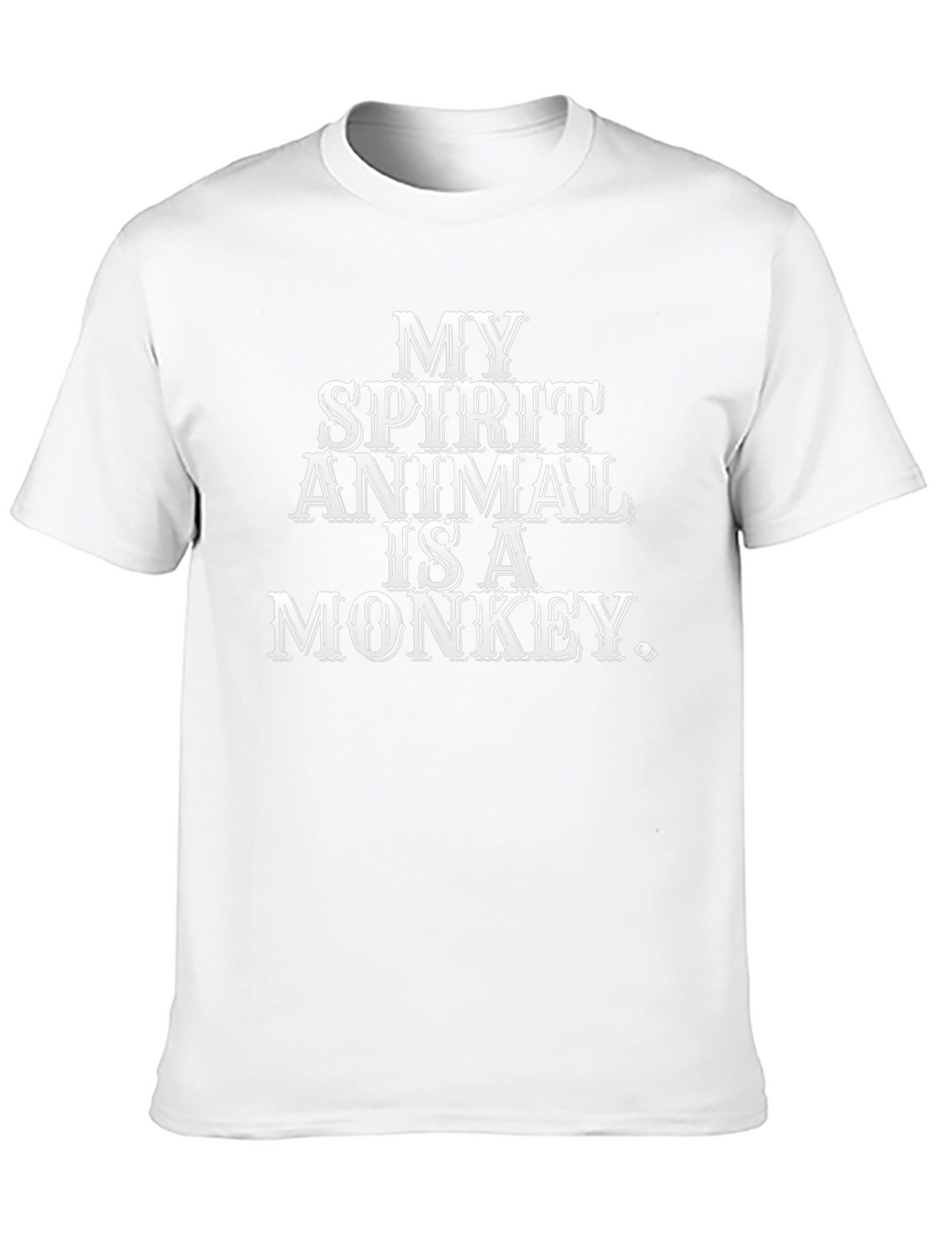 My Spirit Animal Is A Monkey T-Shirt