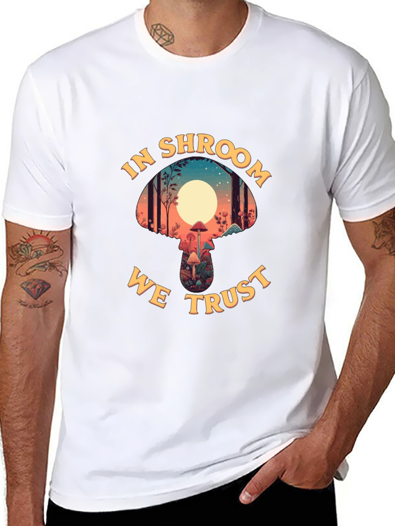 Shroom Trust Tee: Psychedelic Mushroom T-Shirt
