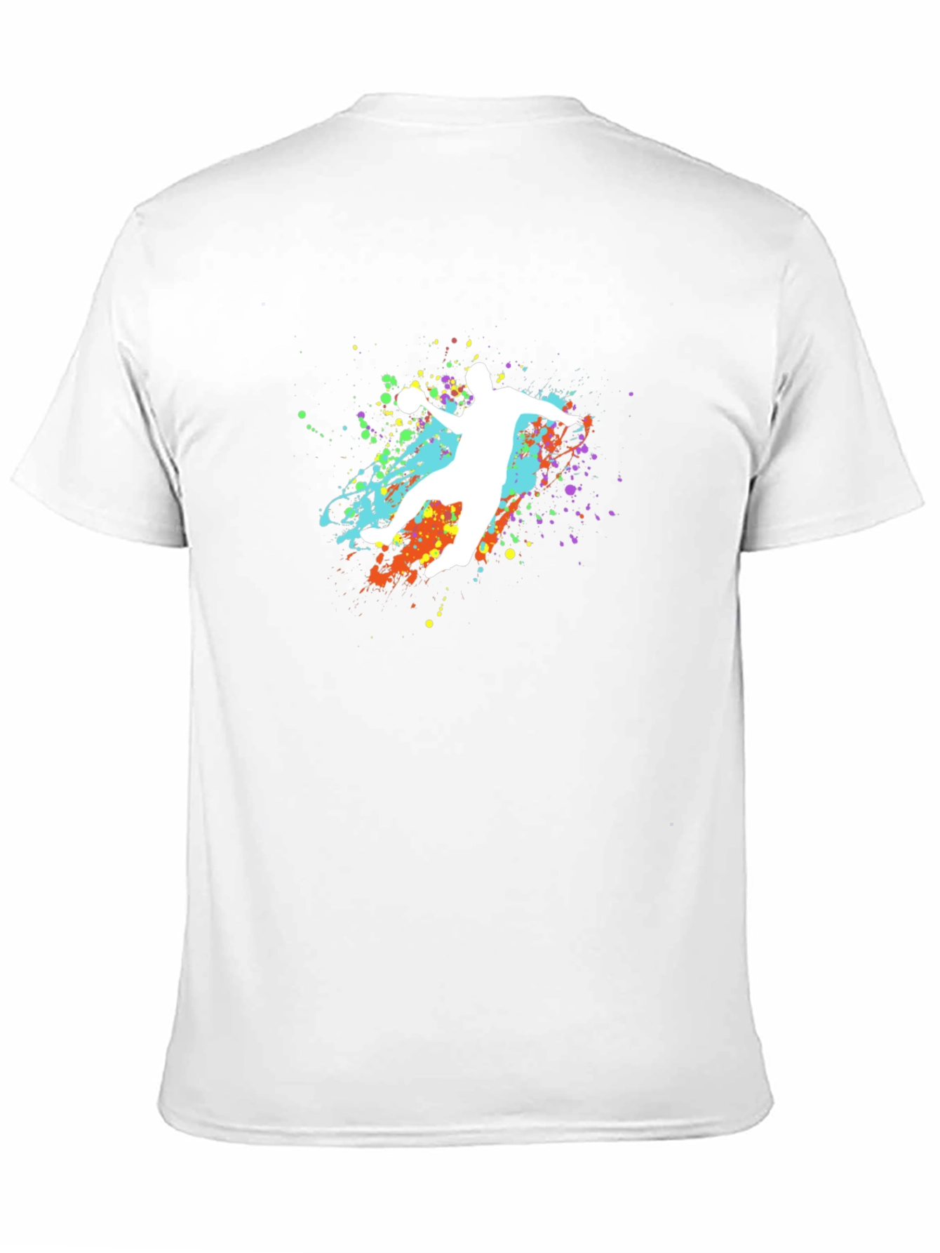 Handball Splash Graphic T-Shirt - Unique Design