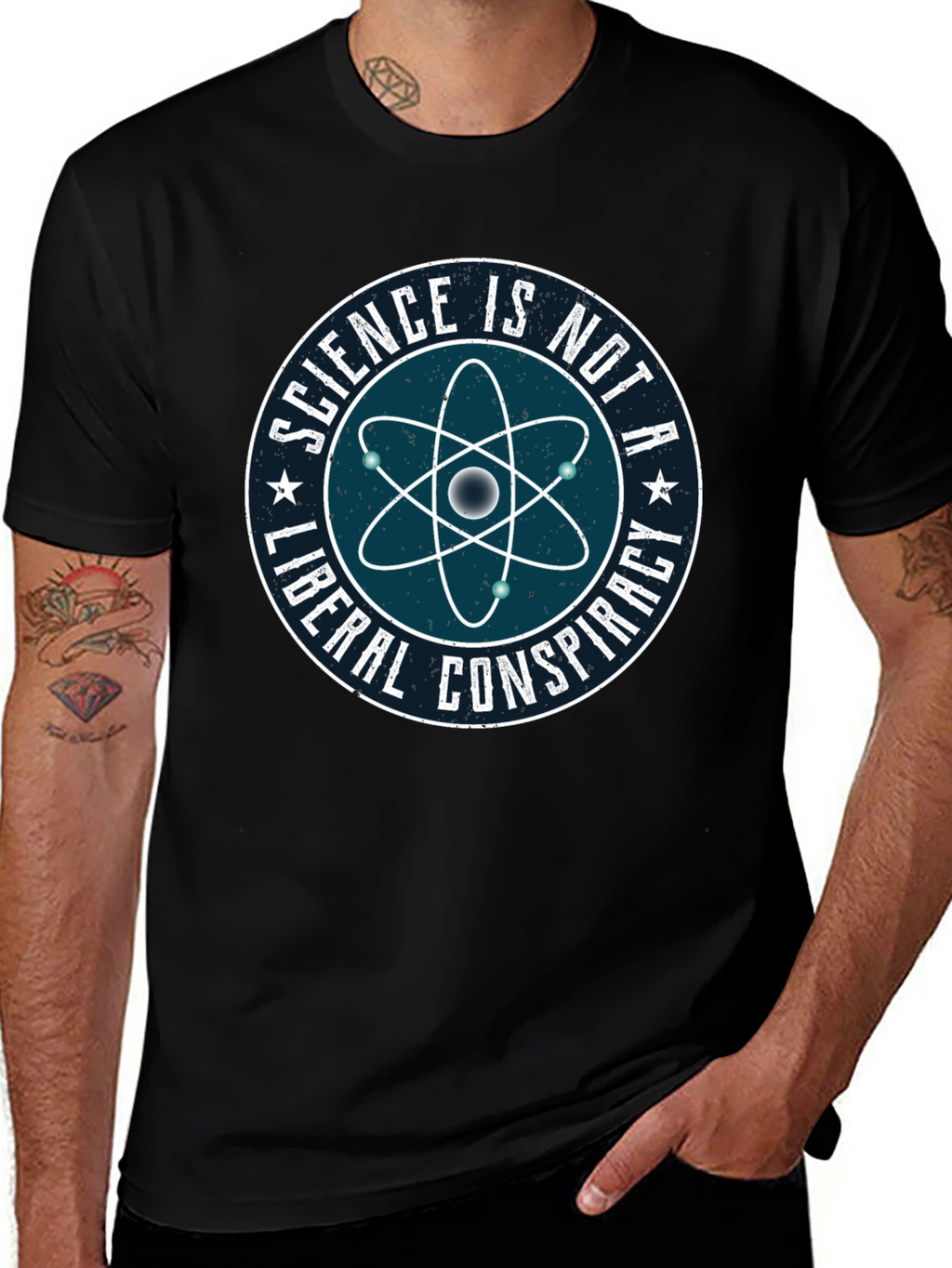 Science is Not a Liberal Conspiracy T-Shirt