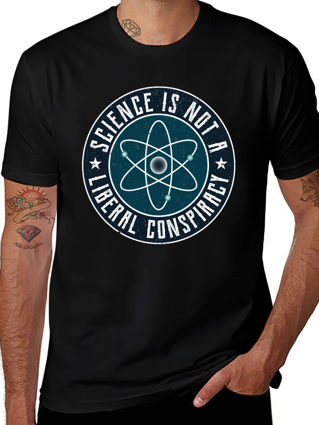 Science is Not a Liberal Conspiracy T-Shirt