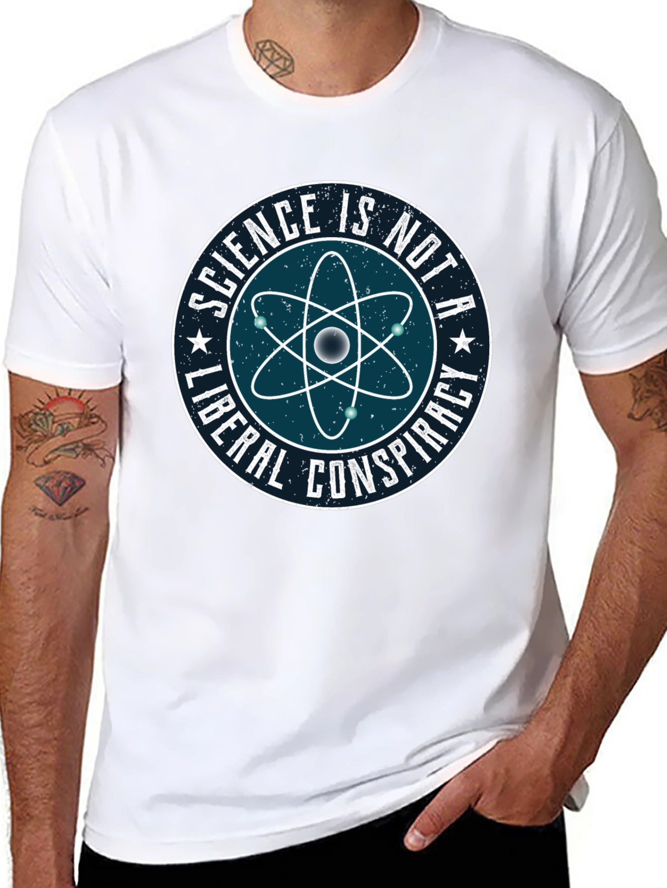 Science is Not a Liberal Conspiracy T-Shirt