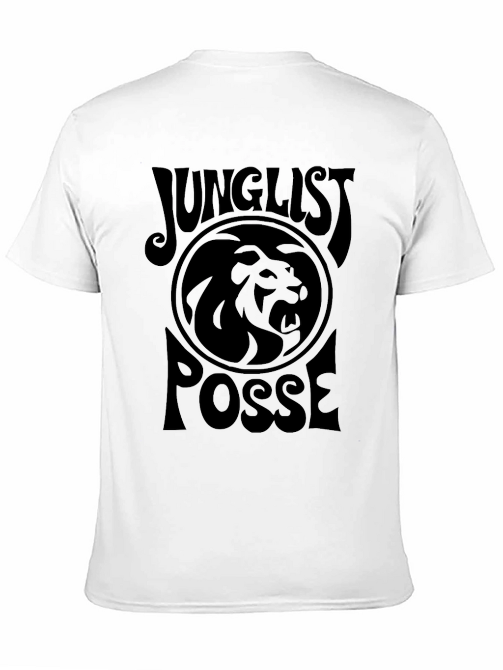 Junglist Posse Lion Graphic Tee - Black