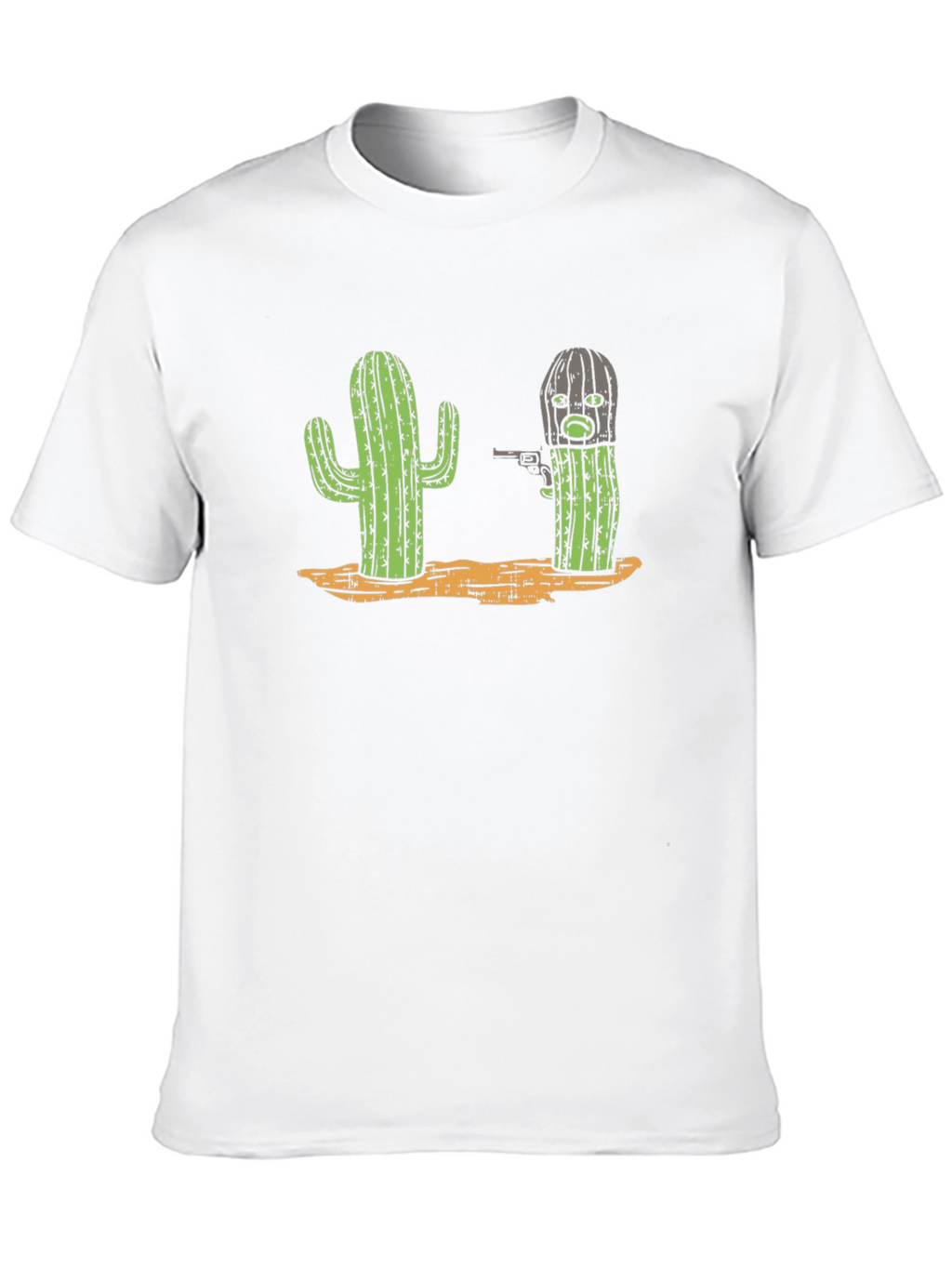 Cactus Bandit Graphic Tee - Western Humor T-Shirt