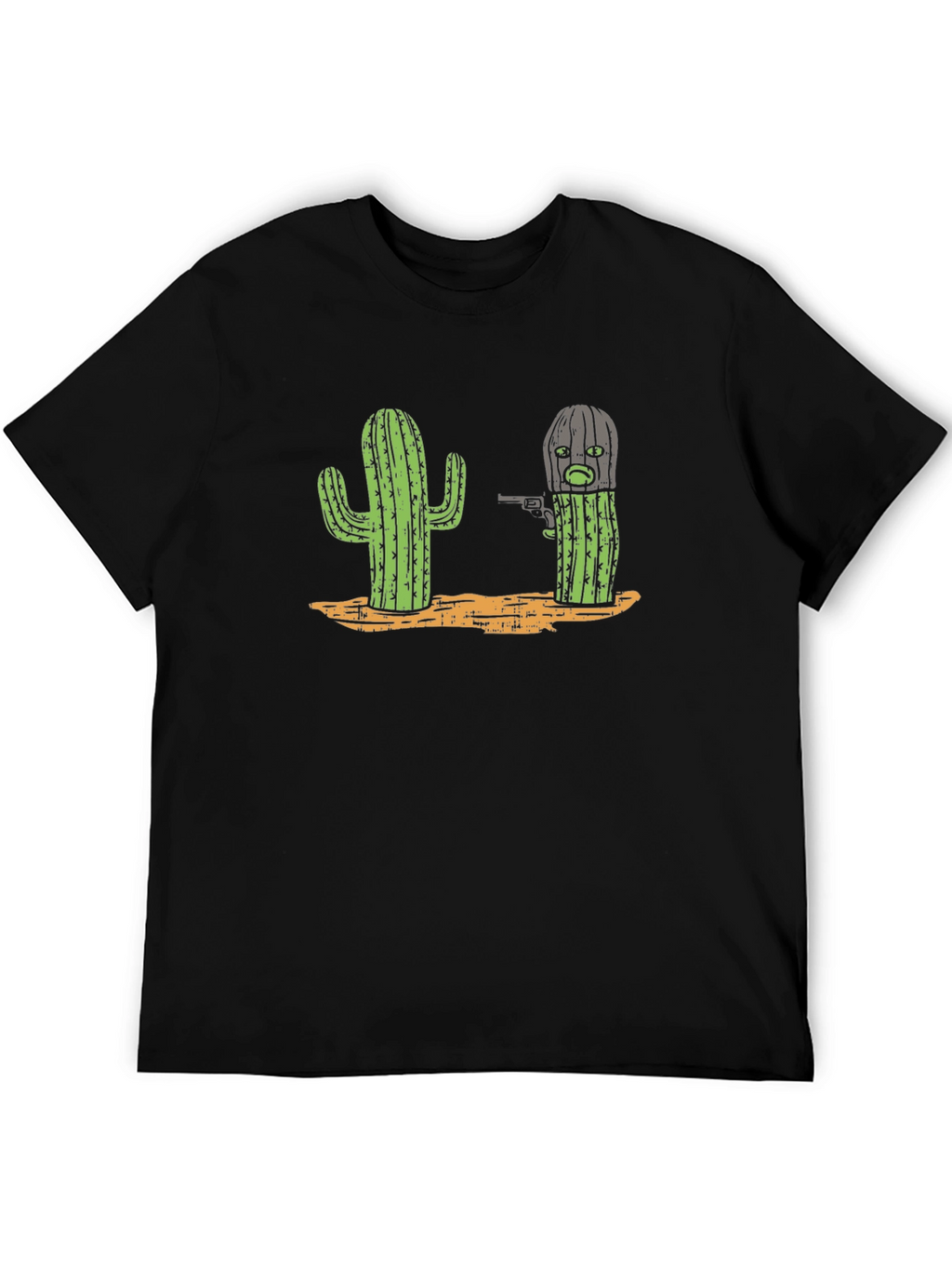 Cactus Bandit Graphic Tee - Western Humor T-Shirt