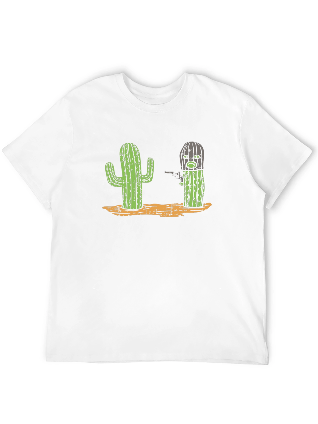 Cactus Bandit Graphic Tee - Western Humor T-Shirt