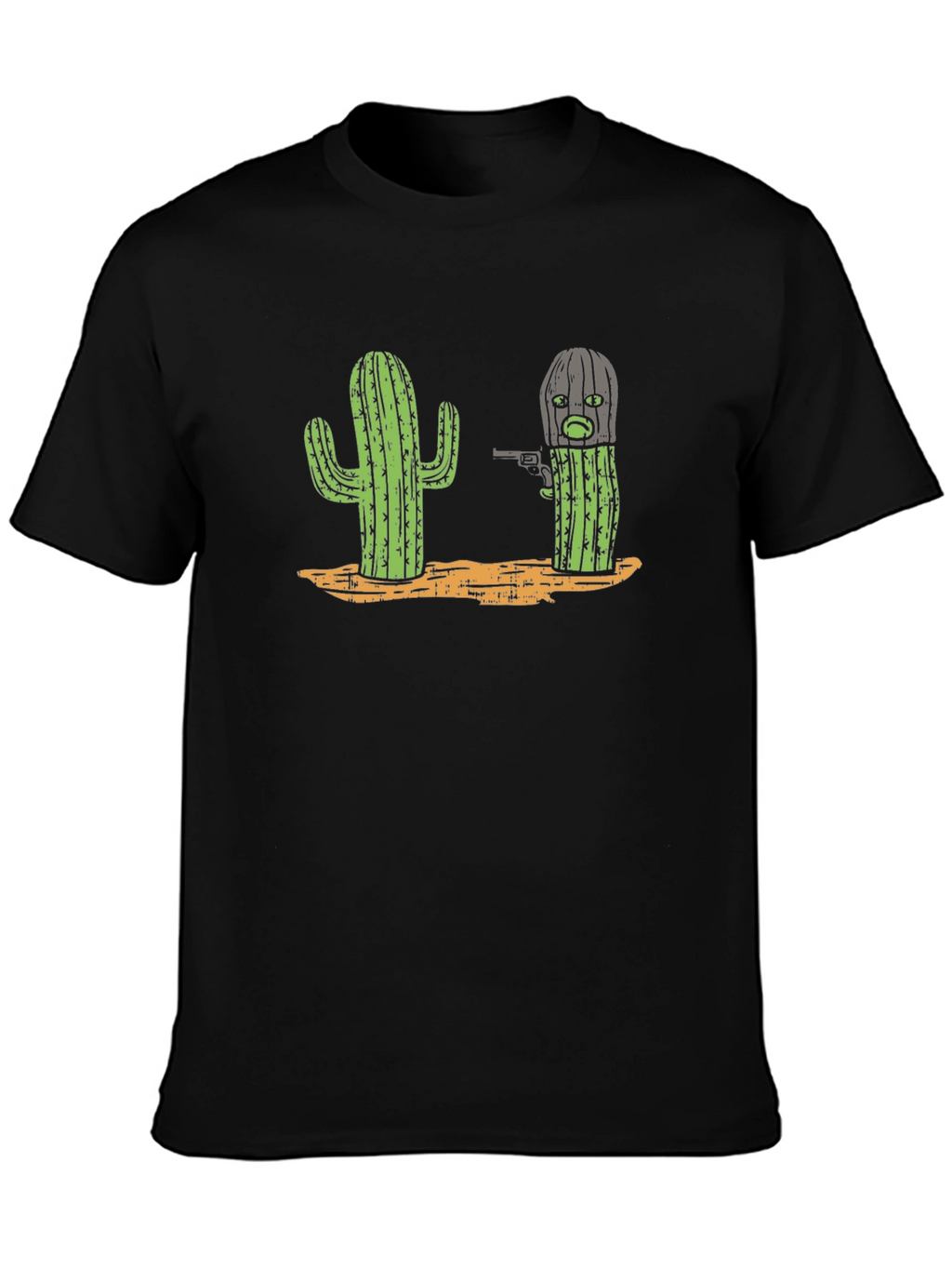 Cactus Bandit Graphic Tee - Western Humor T-Shirt