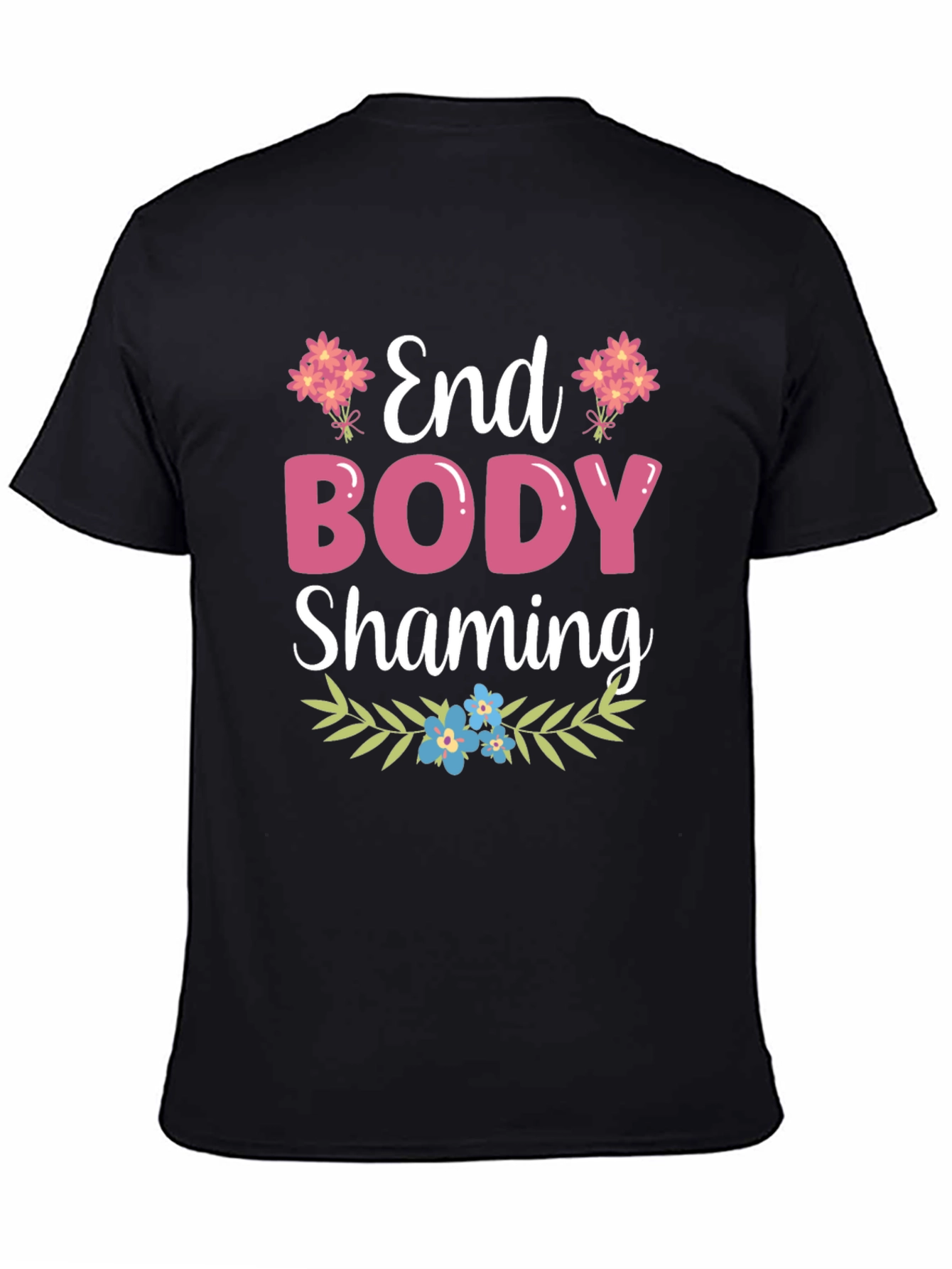 End Body Shaming Graphic Tee - Soft Cotton Comfort