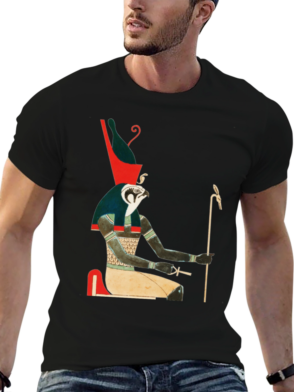 Egyptian God Graphic Tee - Cool Ancient Egypt T-Shirt