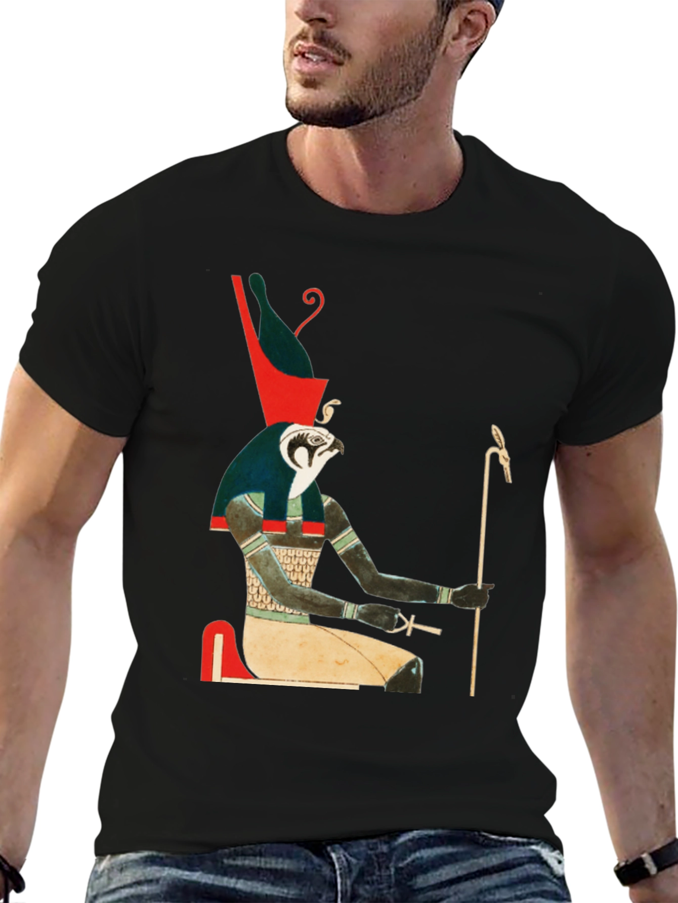 Egyptian God Graphic Tee - Cool Ancient Egypt T-Shirt