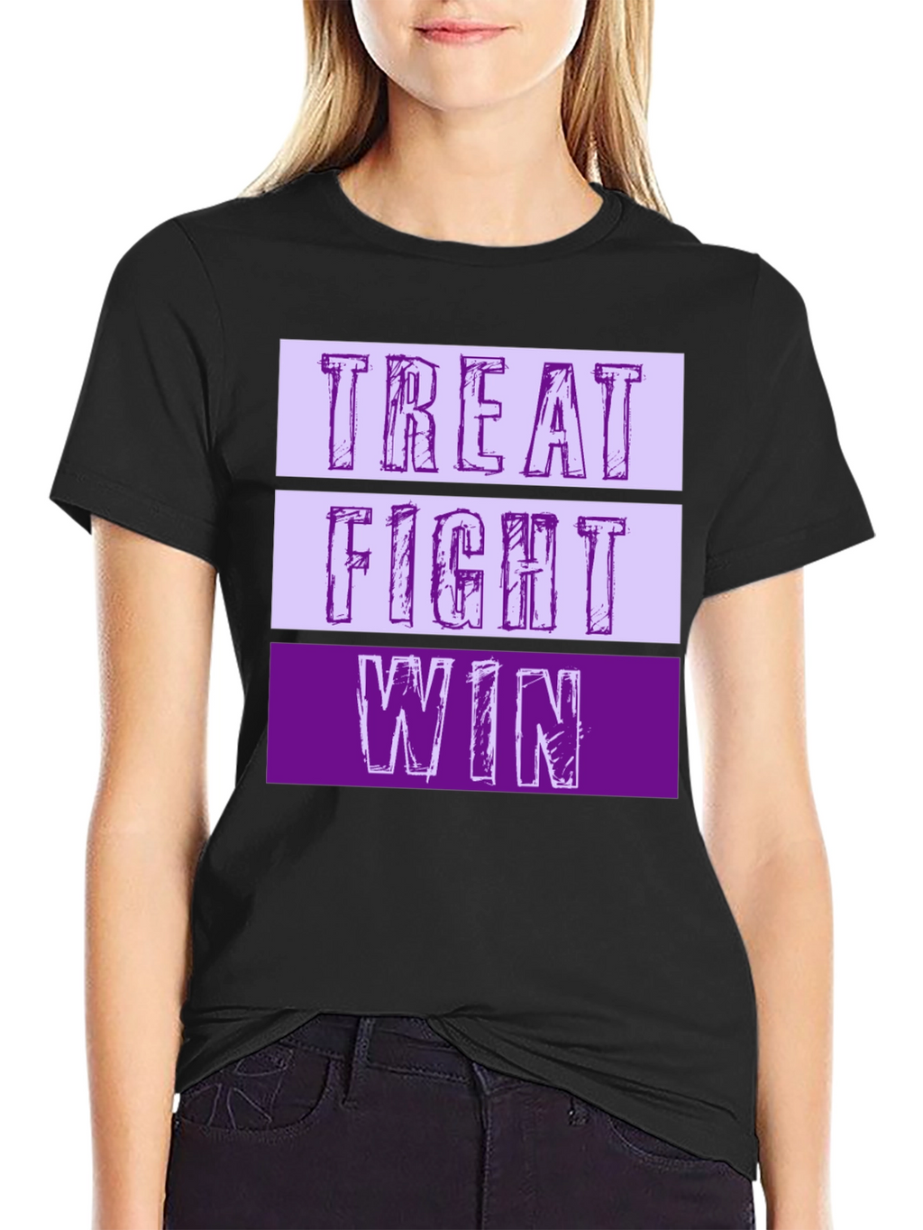 Treat Fight Win T-Shirt | Motivational Graphic Tee