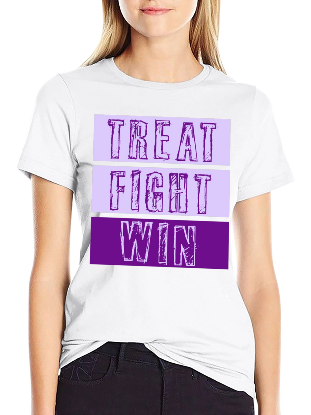 Treat Fight Win T-Shirt | Motivational Graphic Tee