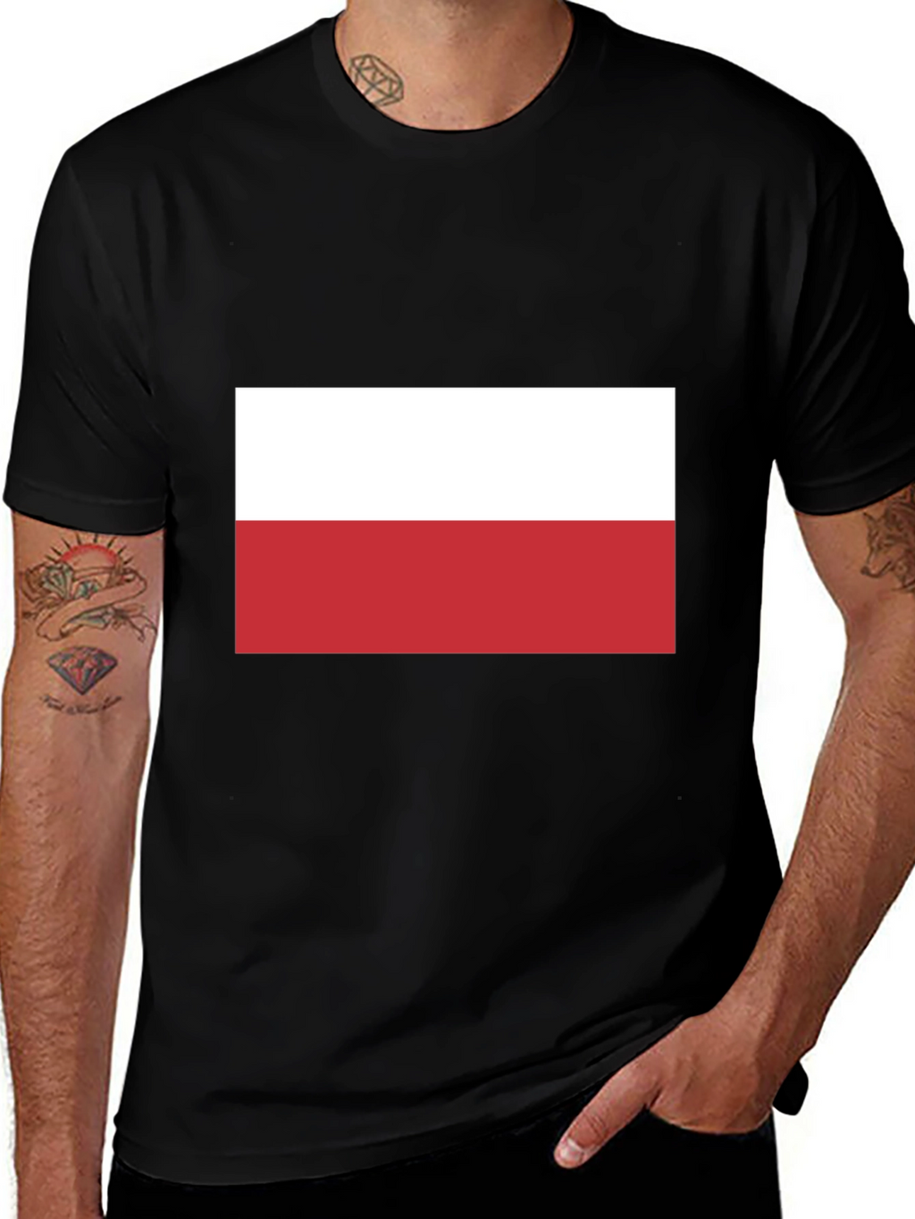 Poland Flag T-Shirt Patriotic Pride Tee