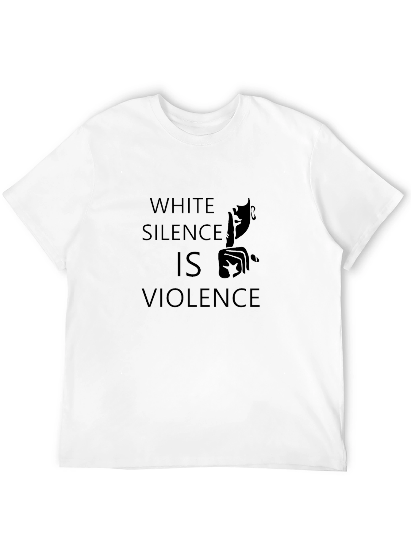 Statement Graphic Tee - White Silence is Violence