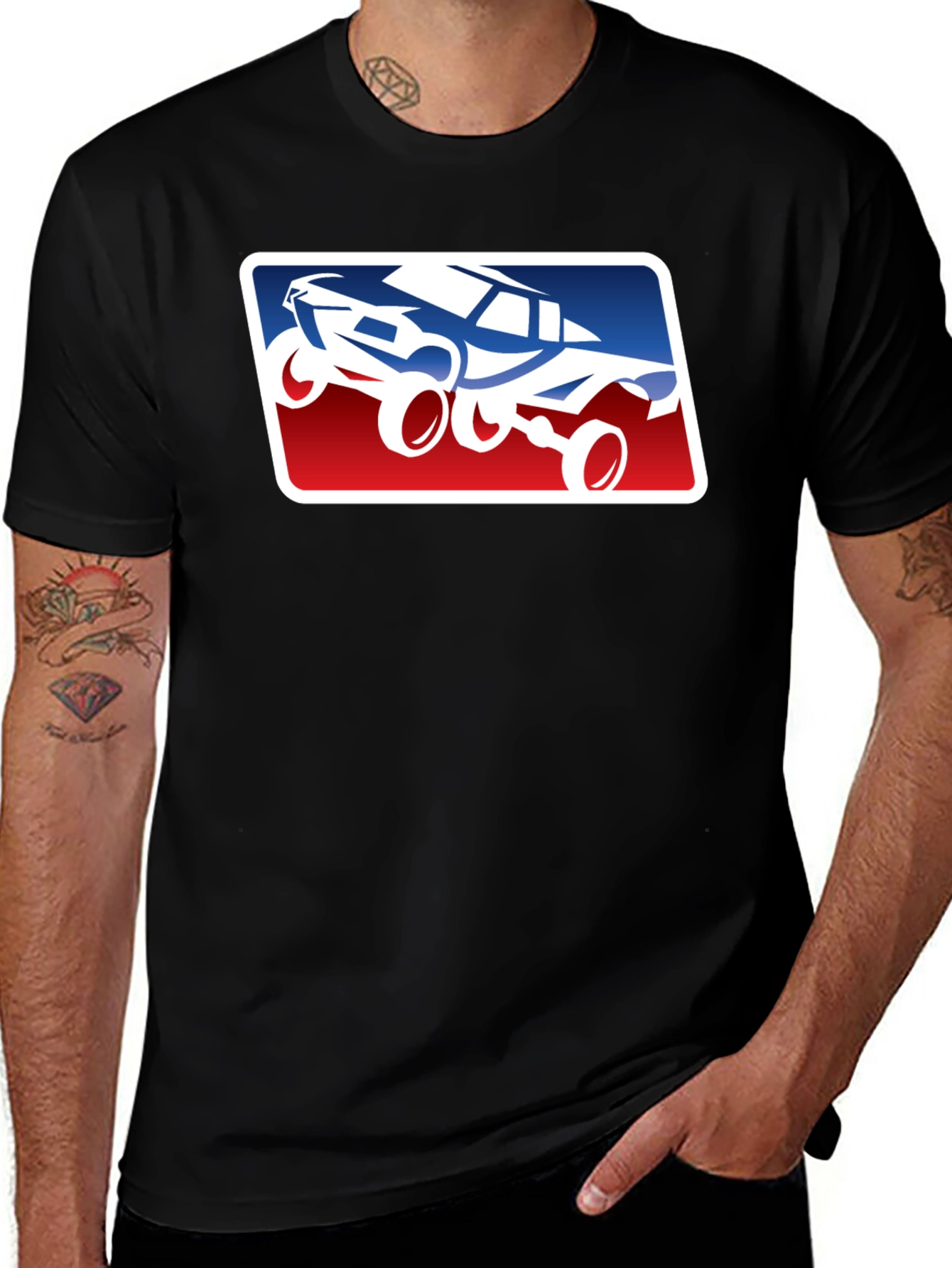 Off-Road Vehicle Graphic Tee - Black