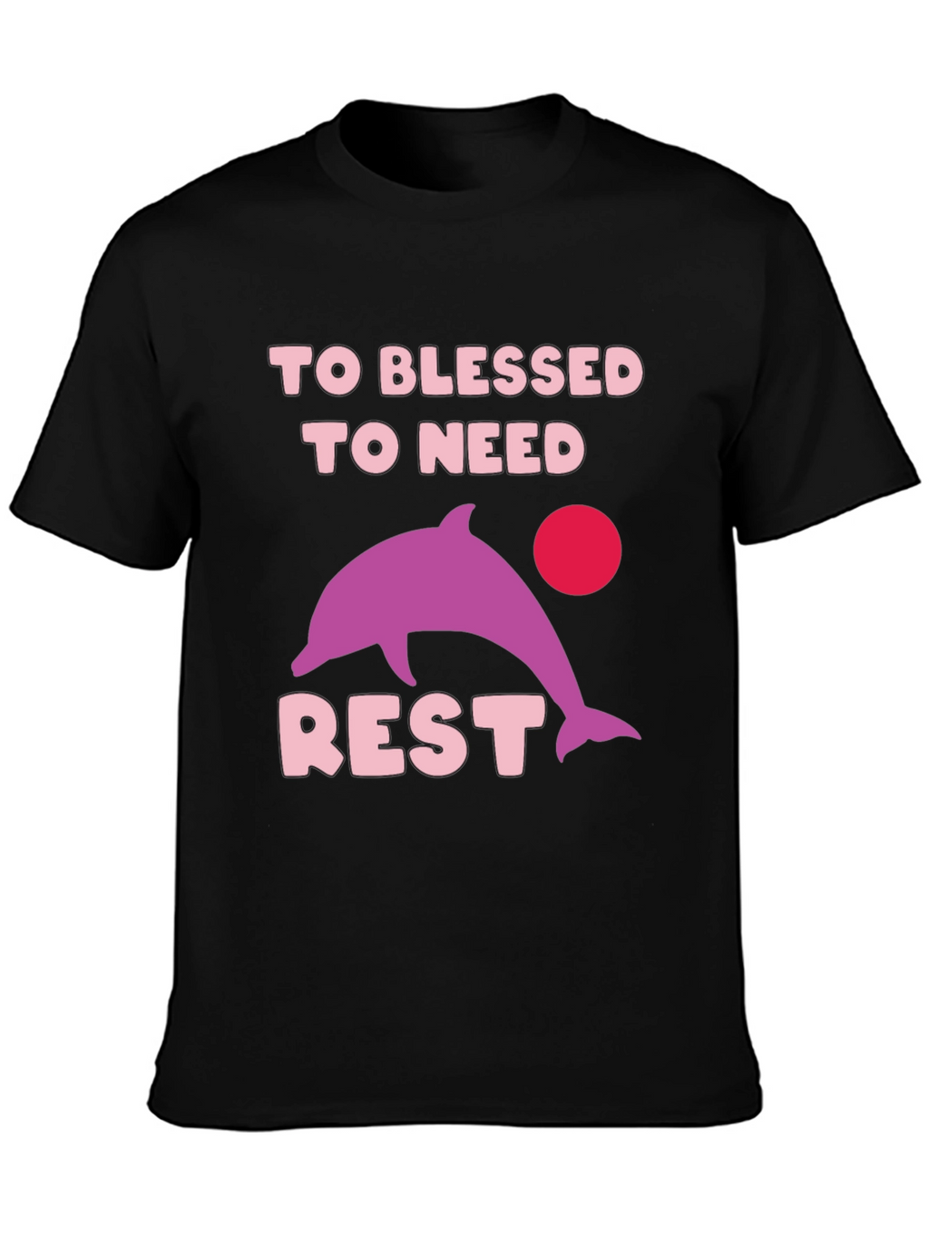 Blessed Dolphin Graphic Tee - Relaxed Fit