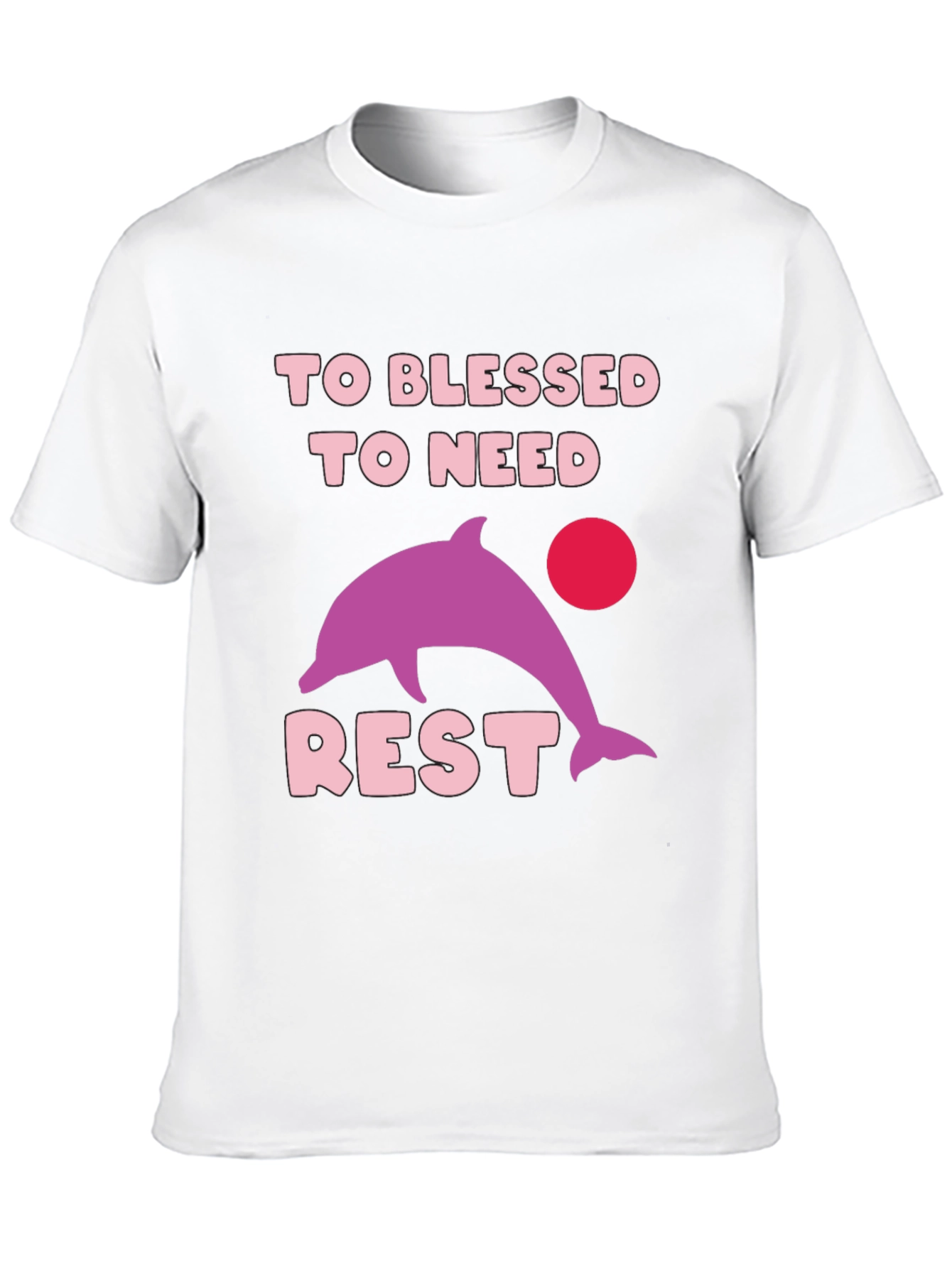 Blessed Dolphin Graphic Tee - Relaxed Fit