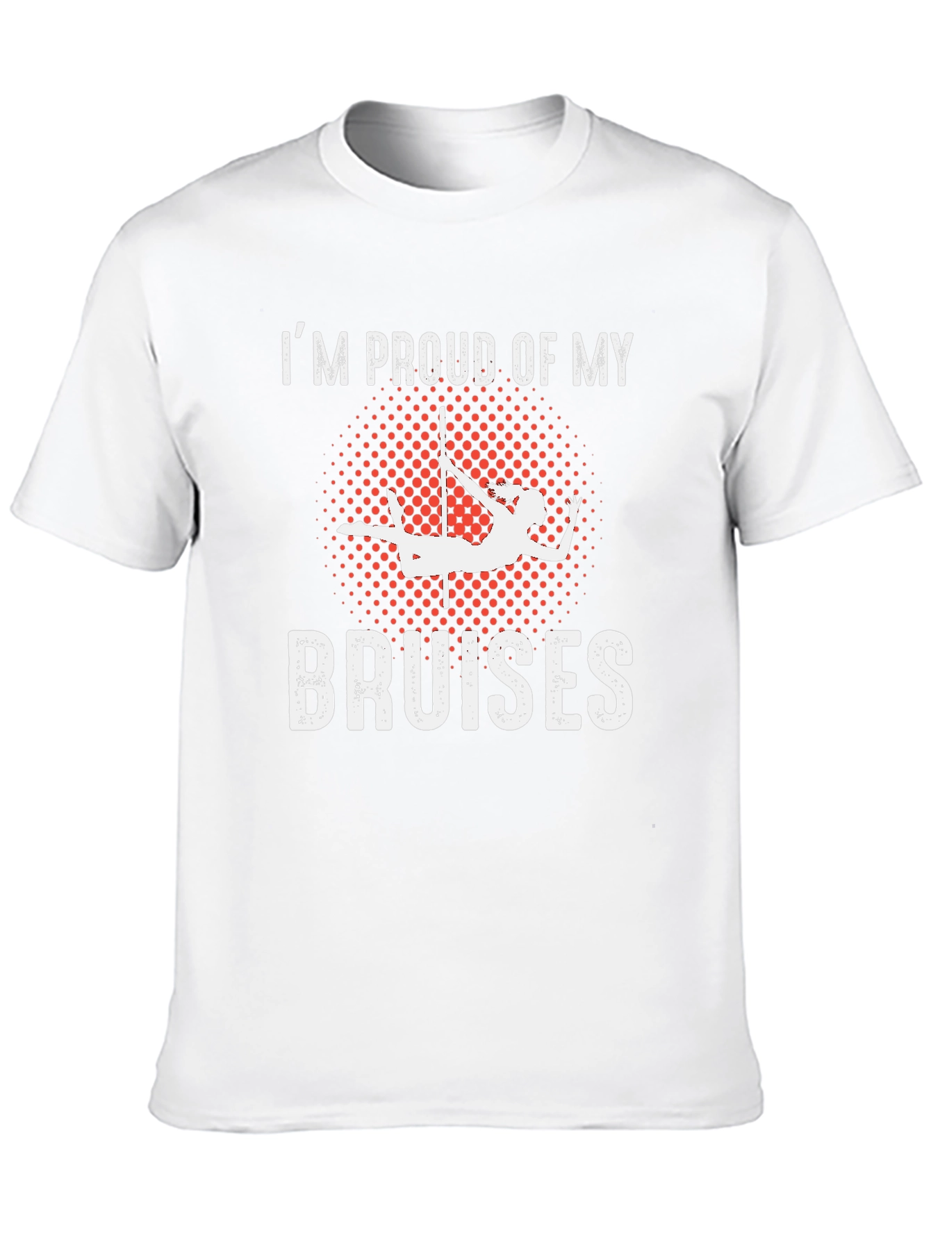 Proud of My Bruises Pole Dancing Black T-Shirt
