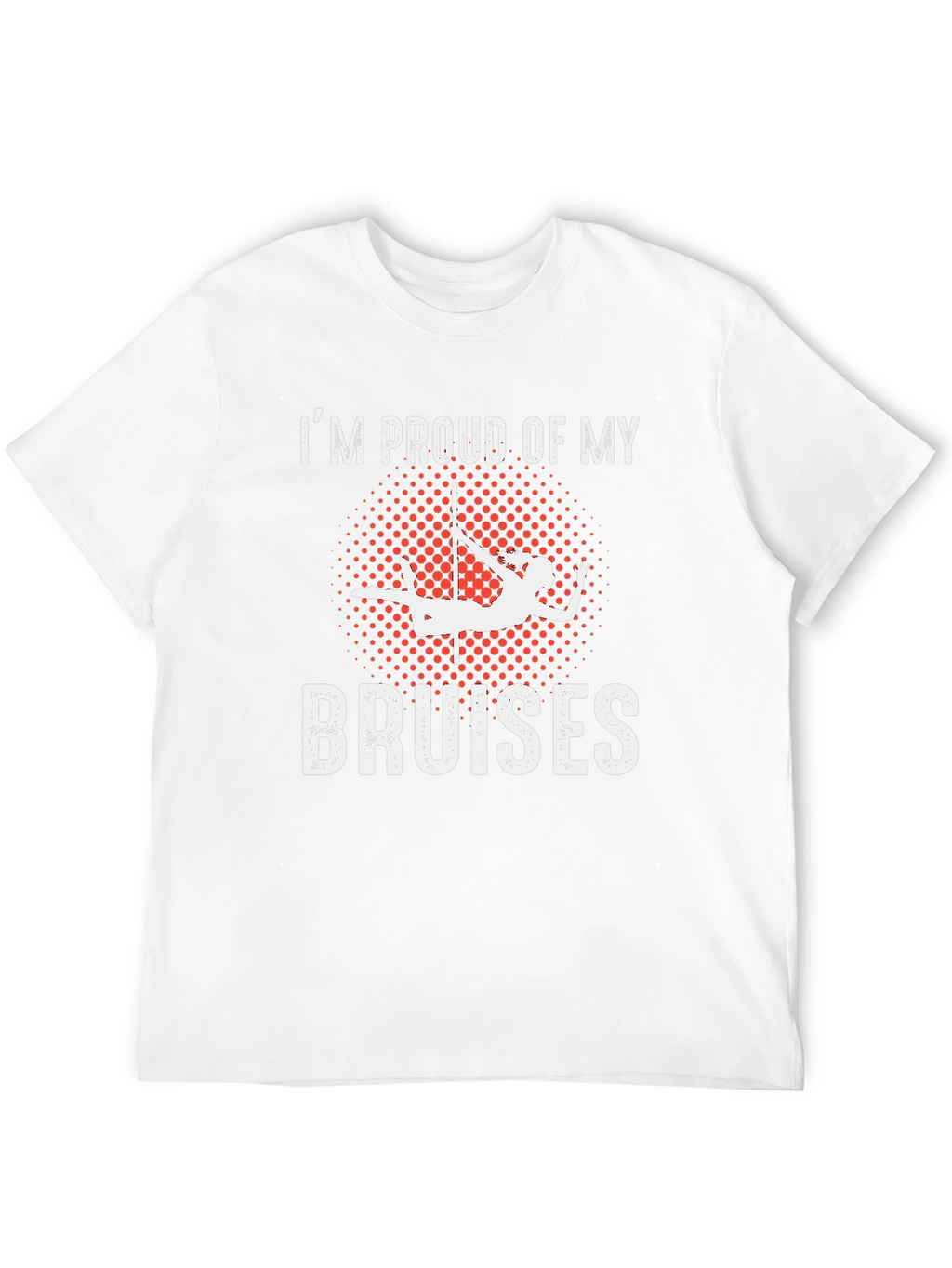 Proud of My Bruises Pole Dancing Black T-Shirt