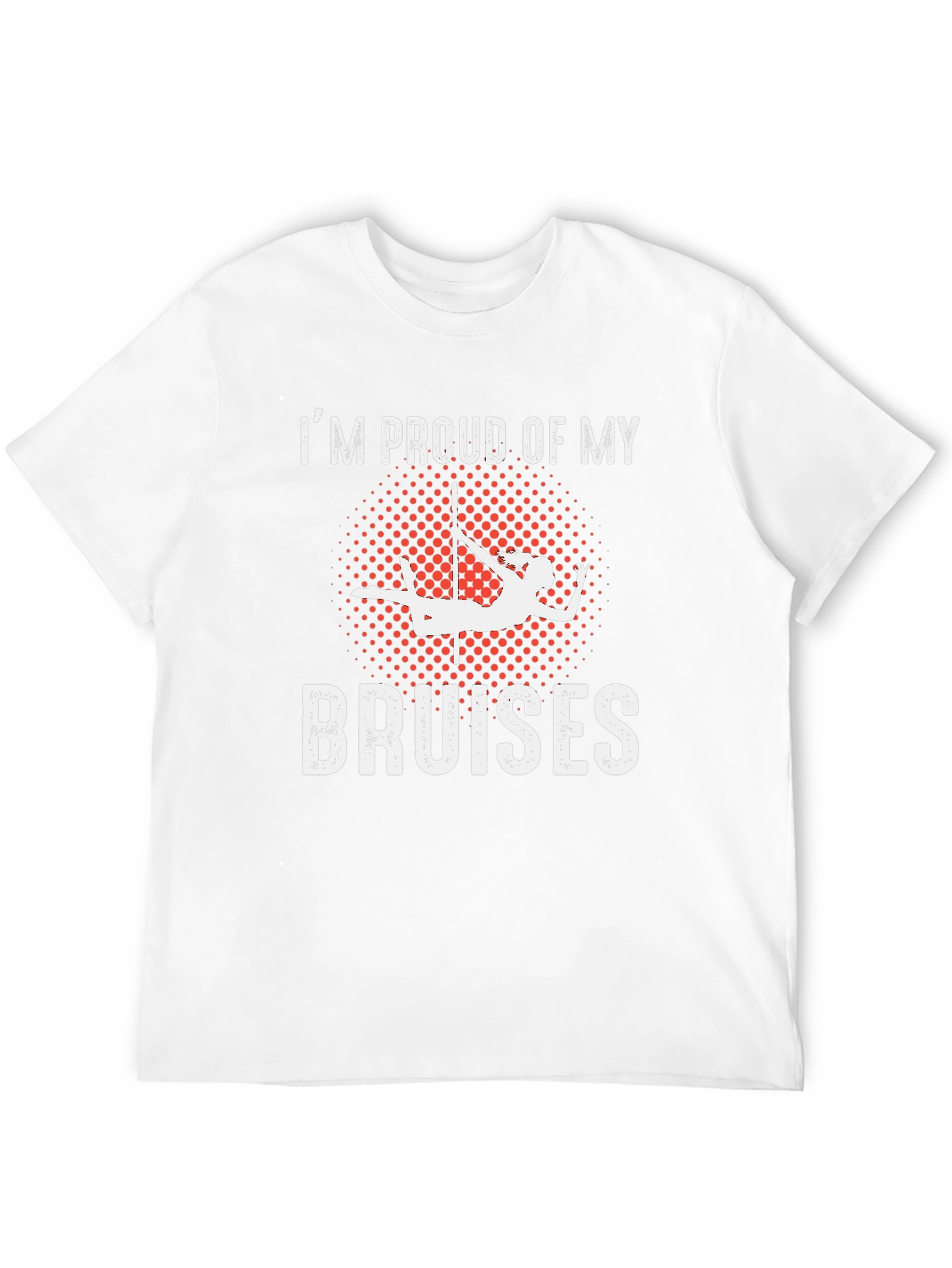 Proud of My Bruises Pole Dancing Black T-Shirt