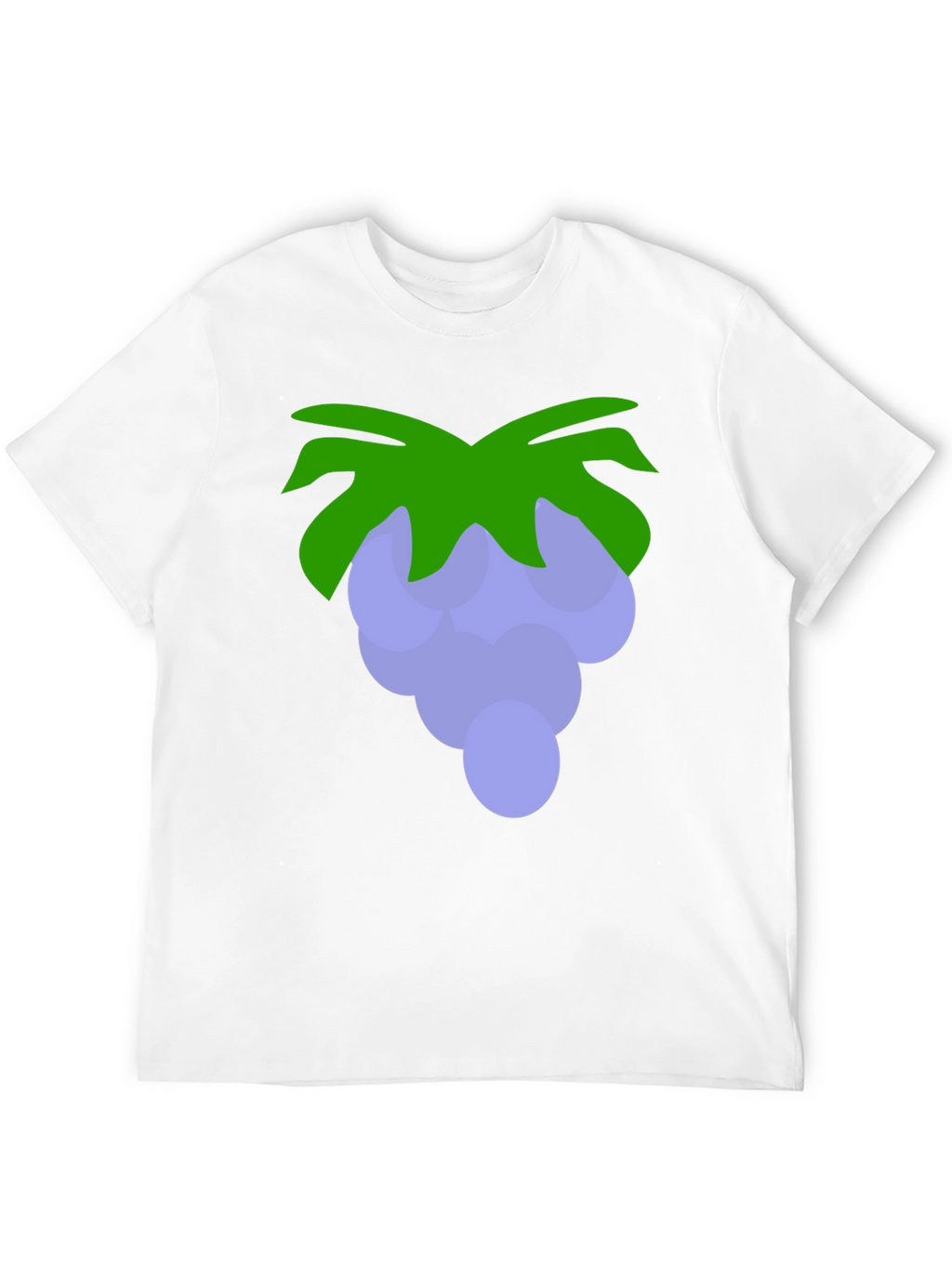 Grape Graphic Print T-Shirt - Black Cotton Tee