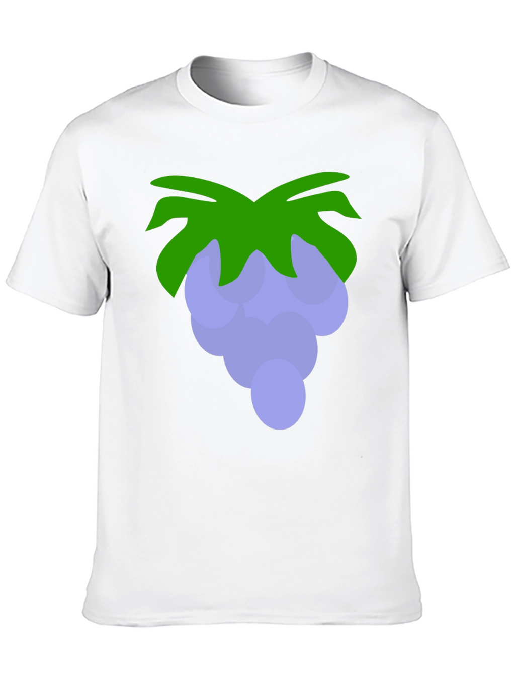 Grape Graphic Print T-Shirt - Black Cotton Tee