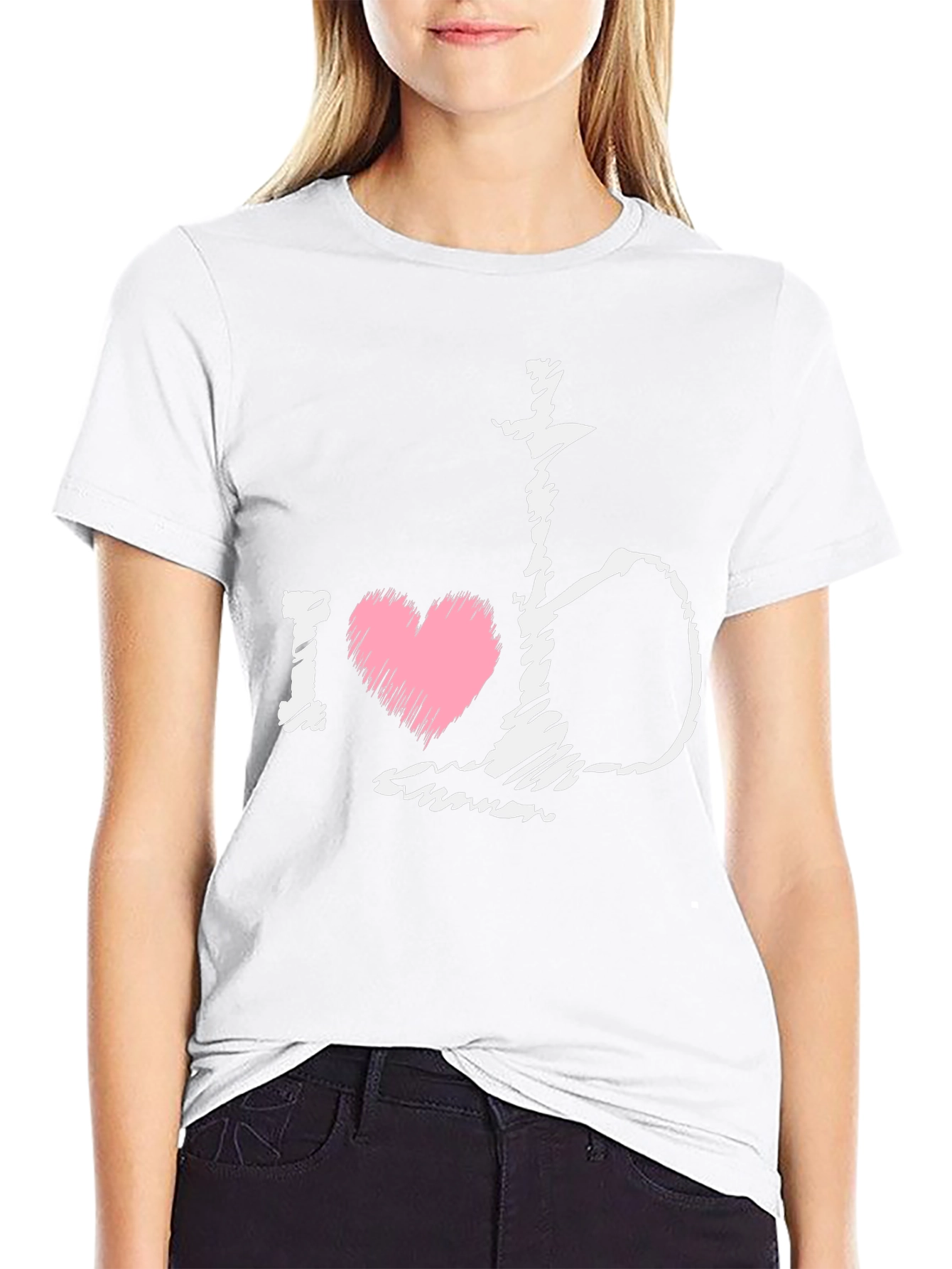 I Heart Hookah Black T-Shirt