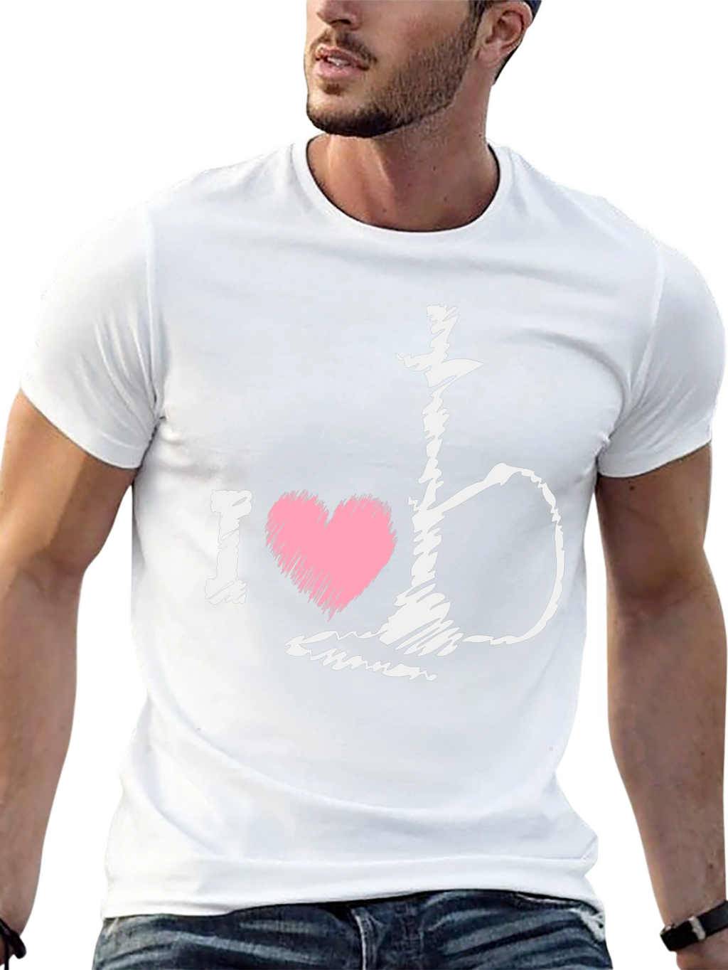 I Heart Hookah Black T-Shirt