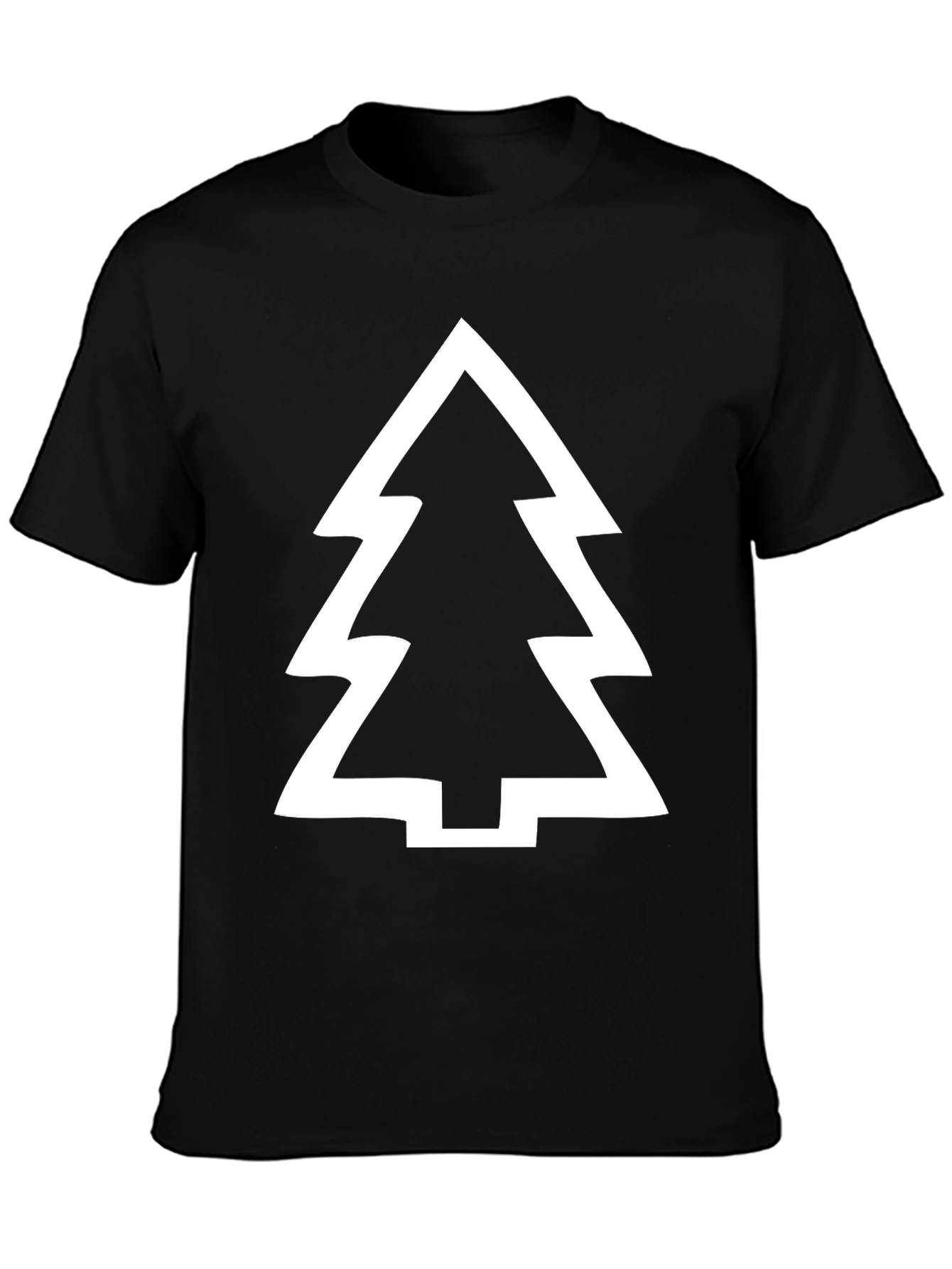Modern Tree Graphic T-Shirt
