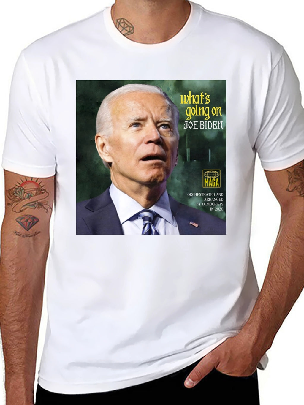 Joe Biden Whats Going On Graphic Tee - Unisex