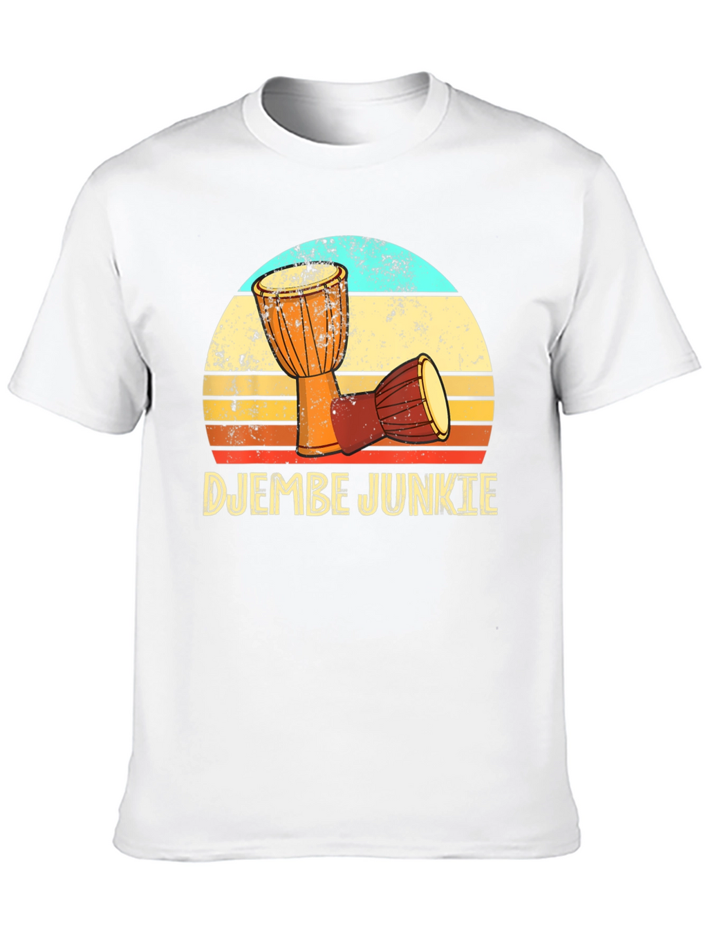 Djembe Junkie Retro T-Shirt