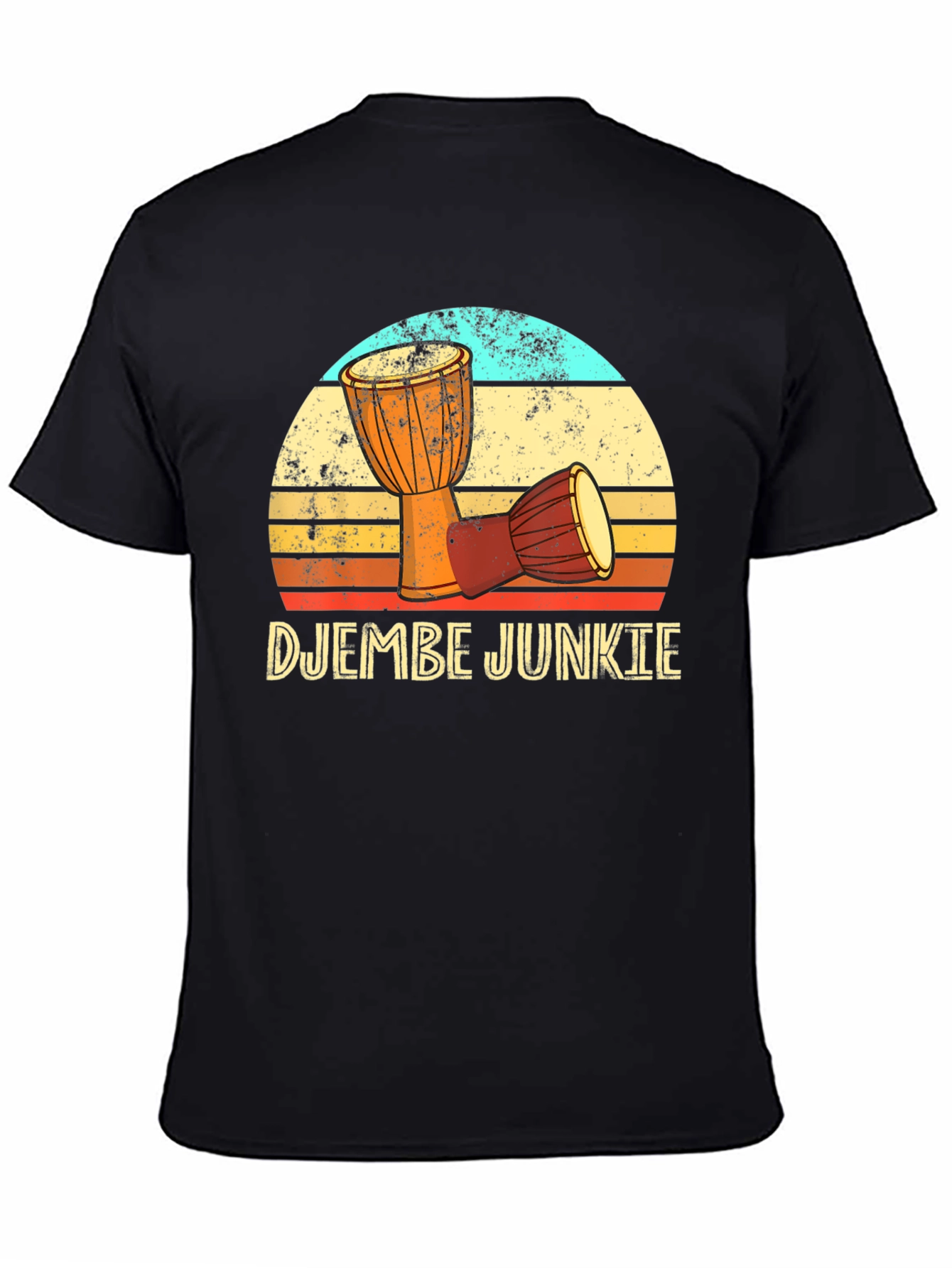 Djembe Junkie Retro T-Shirt