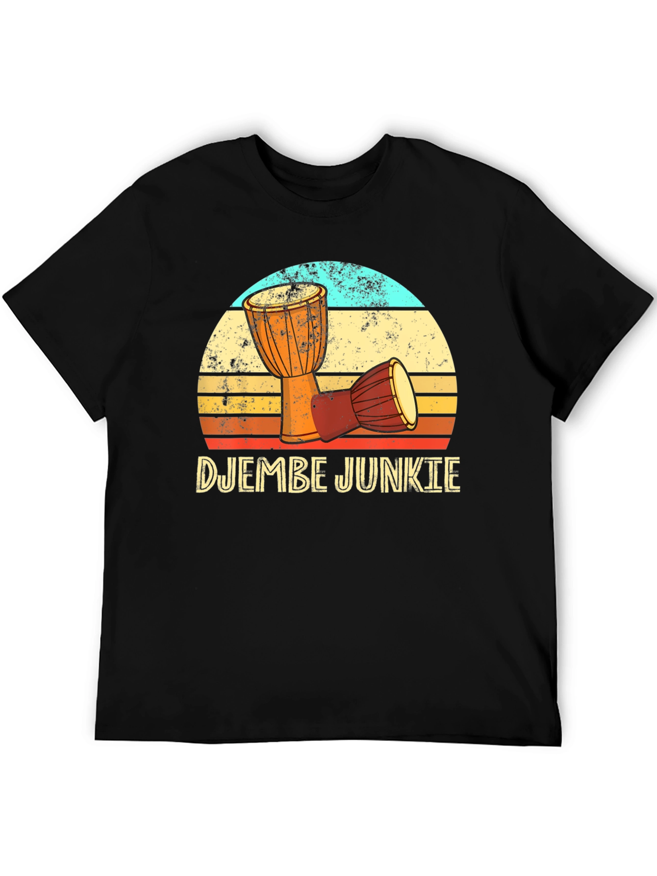 Djembe Junkie Retro T-Shirt