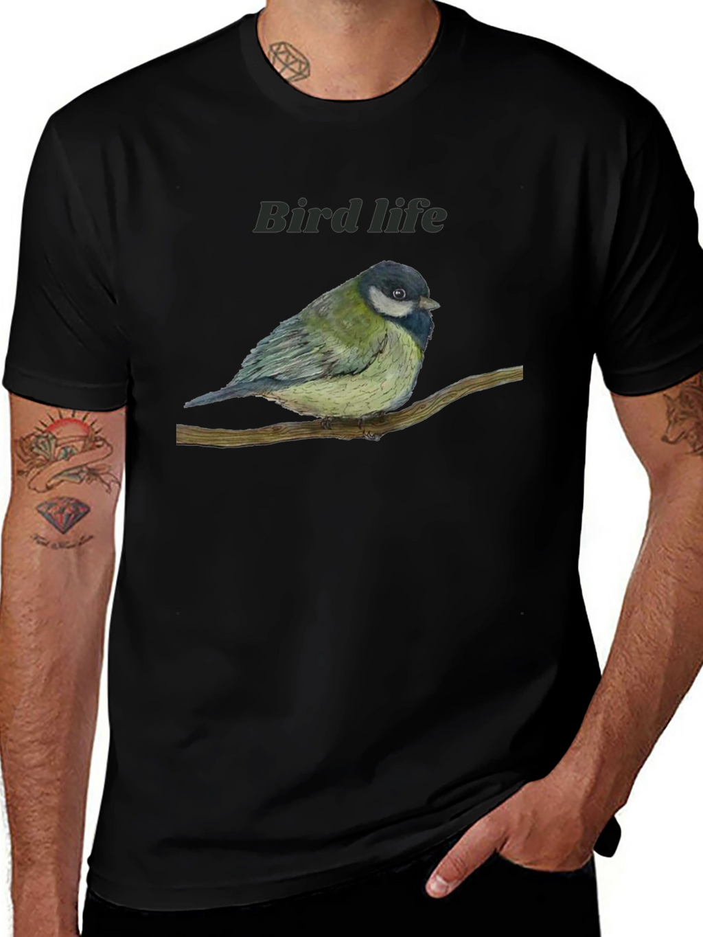 Bird Life Graphic Tee - Nature Lovers T-Shirt