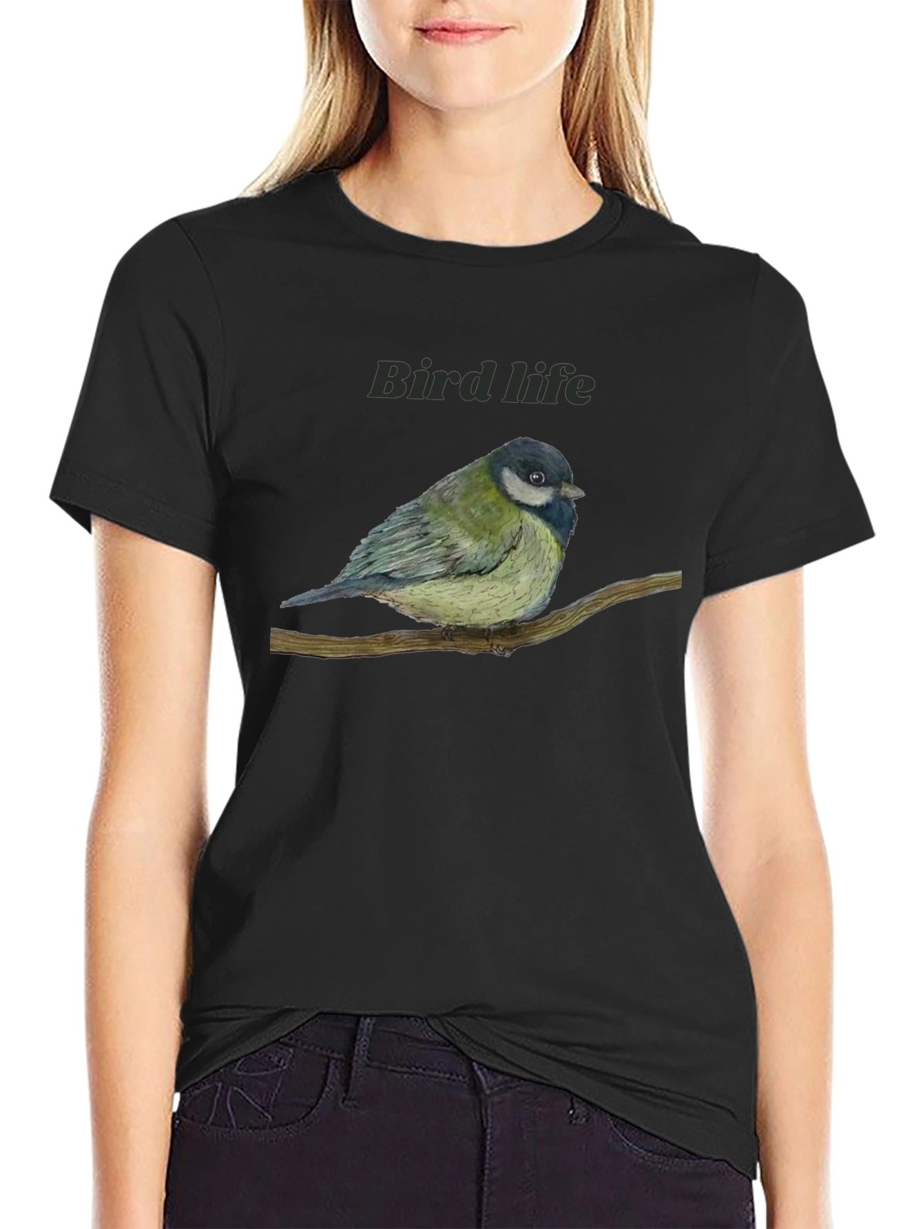 Bird Life Graphic Tee - Nature Lovers T-Shirt