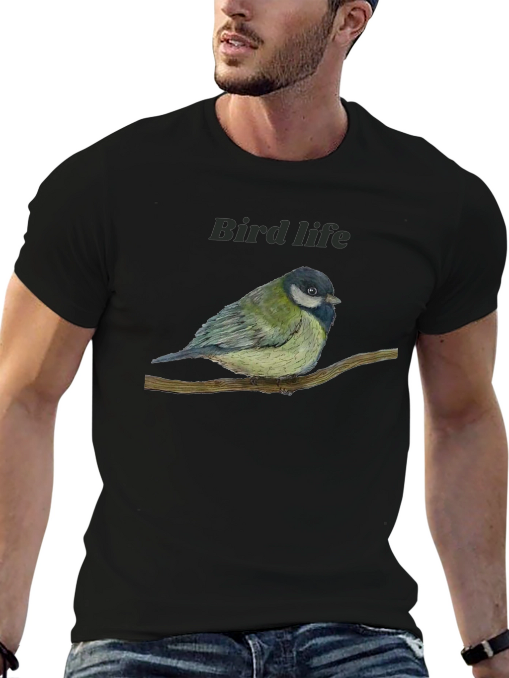 Bird Life Graphic Tee - Nature Lovers T-Shirt