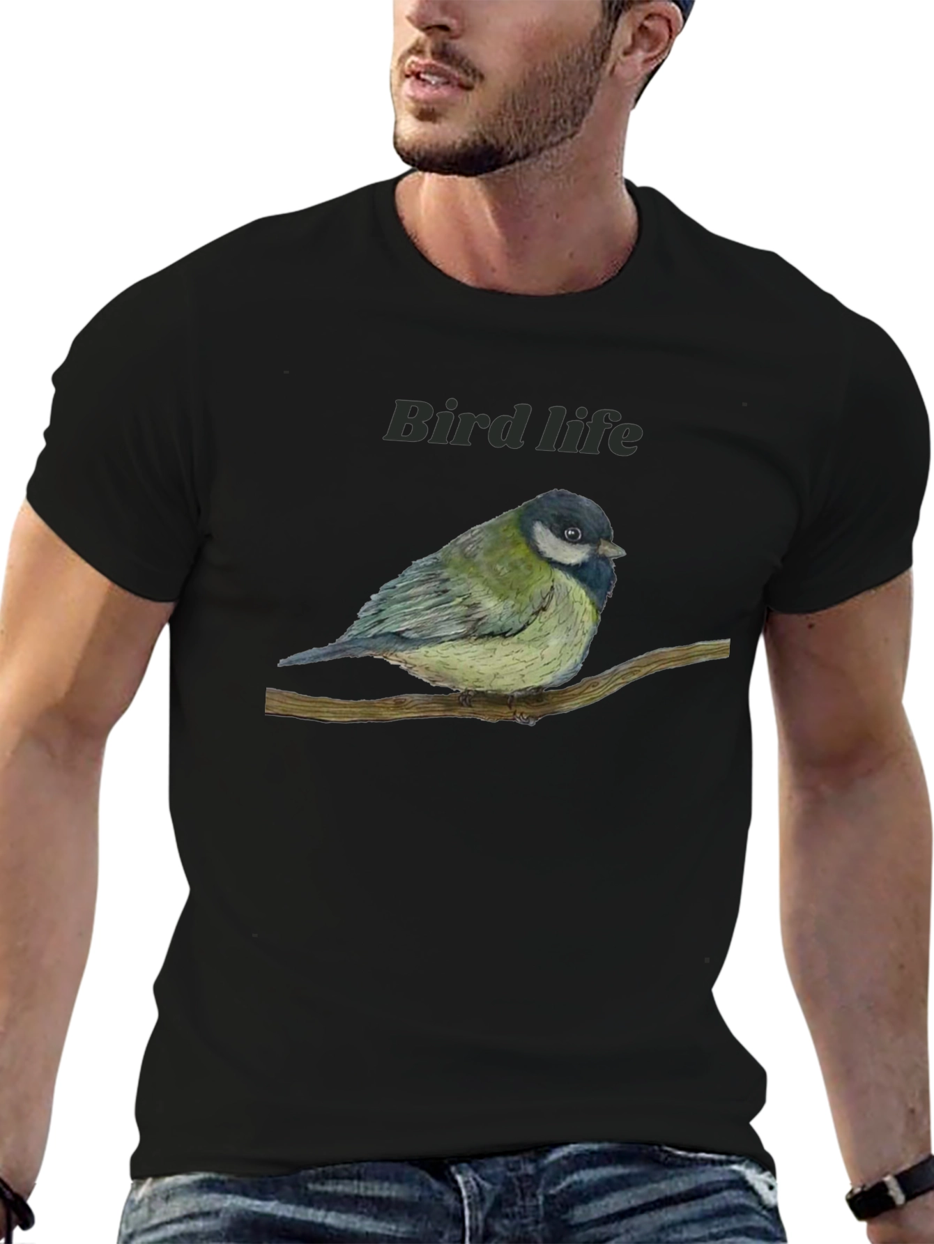 Bird Life Graphic Tee - Nature Lovers T-Shirt