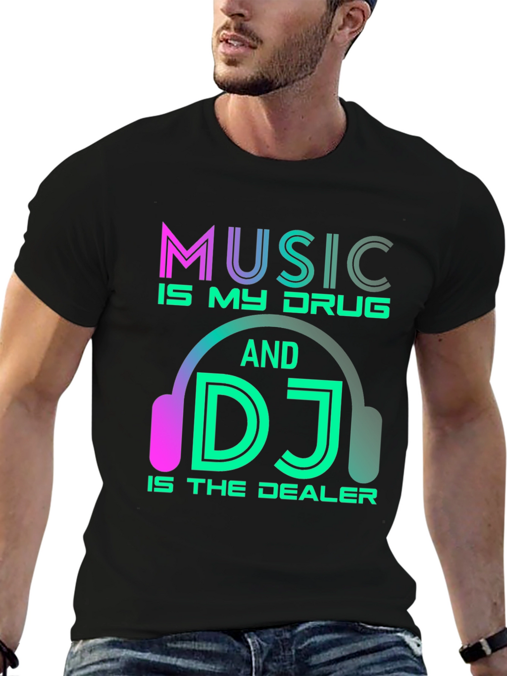 Music is My Drug DJ T-Shirt