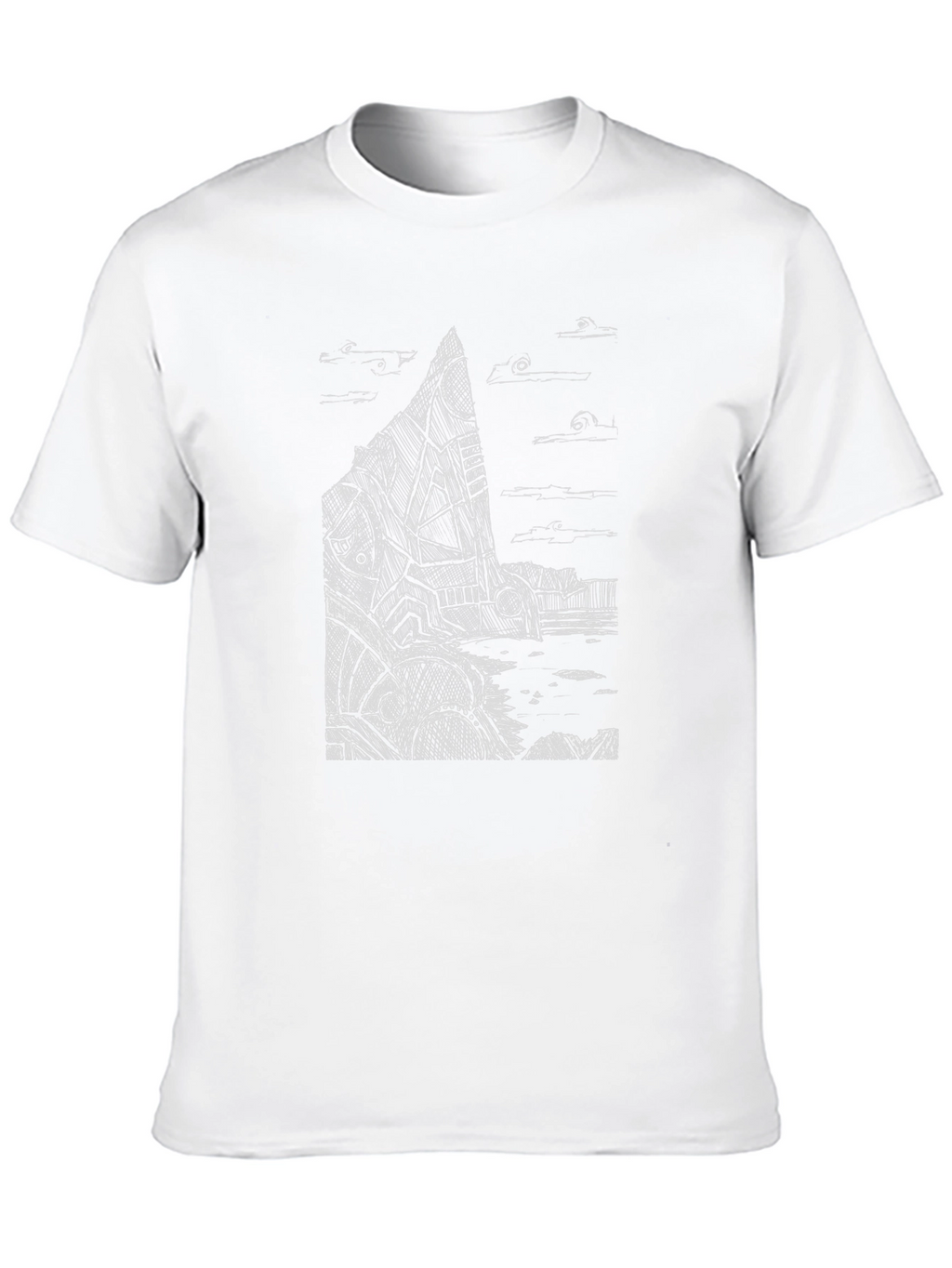 Abstract Architect Tee - Mens Black Graphic T-Shirt