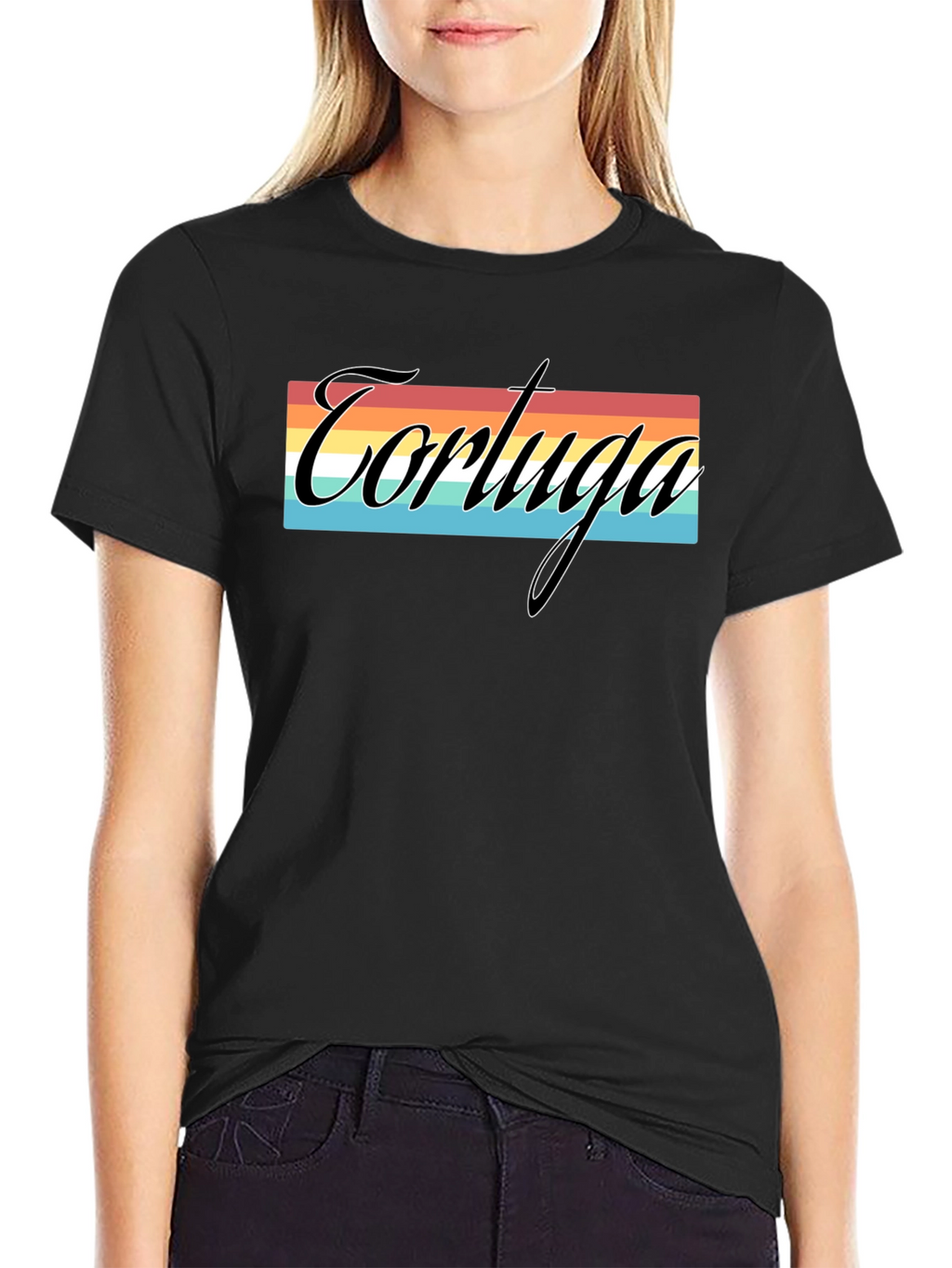 Tortuga Retro Striped Graphic Tee